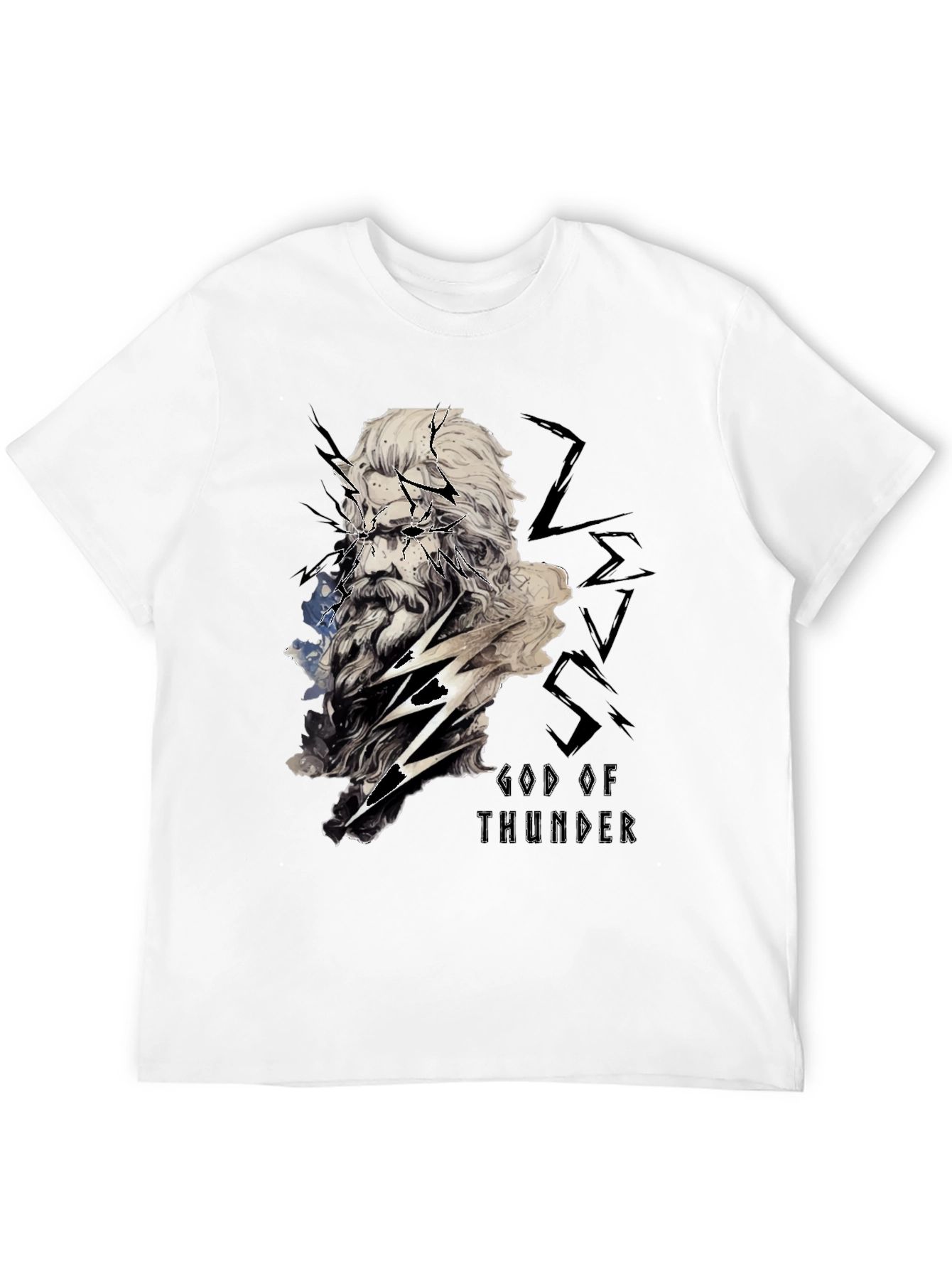 God of Thunder Graphic Tee - Black