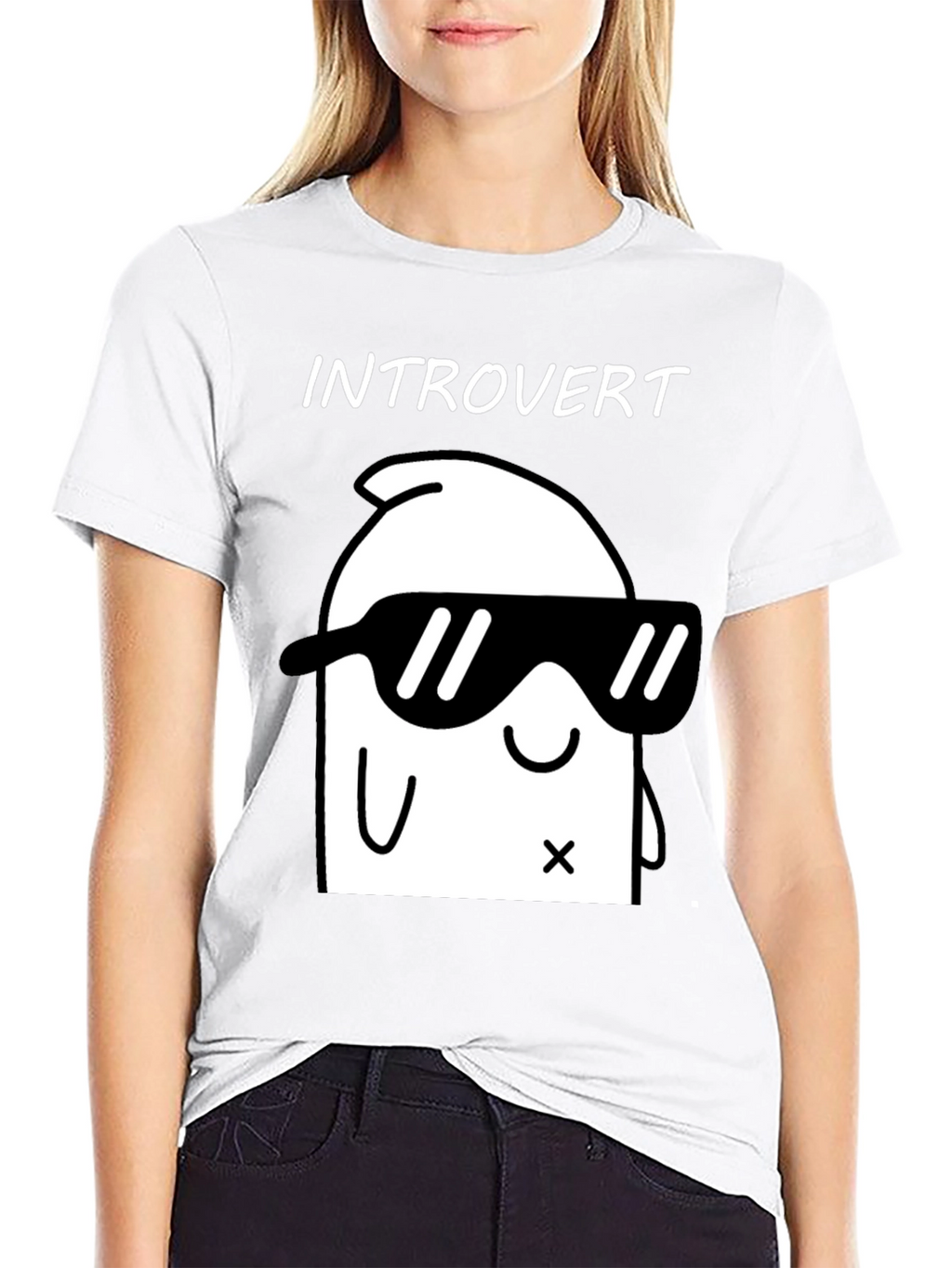 Introvert Graphic T-Shirt - Cool & Comfy Black Tee
