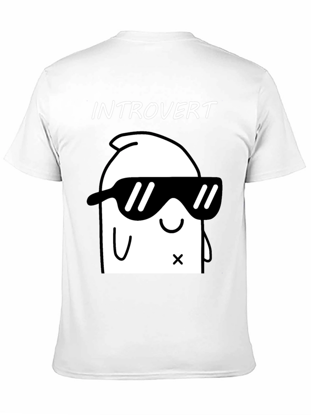 Introvert Graphic T-Shirt - Cool & Comfy Black Tee