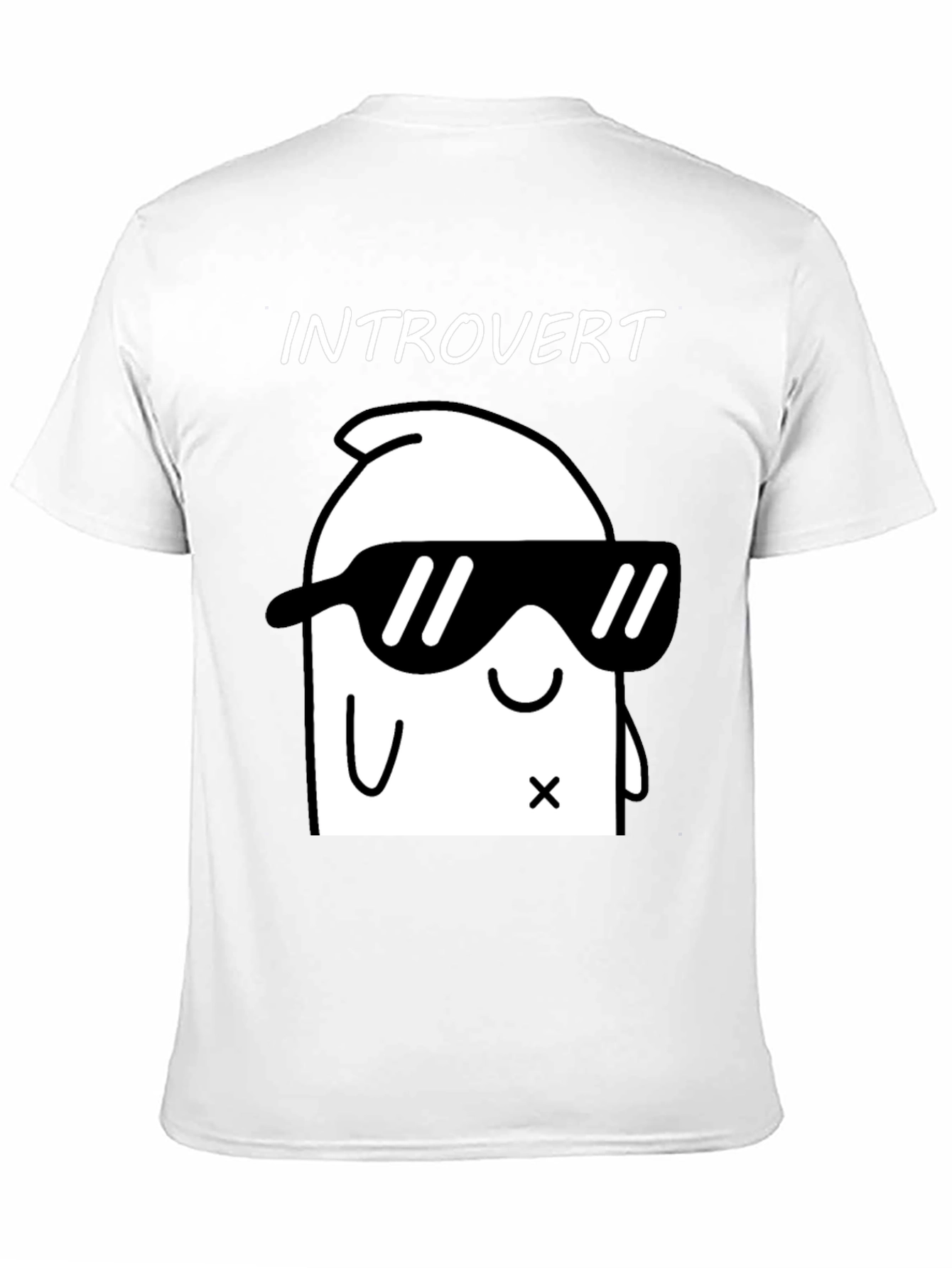 Introvert Graphic T-Shirt - Cool & Comfy Black Tee