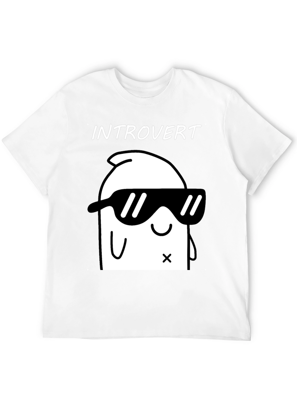 Introvert Graphic T-Shirt - Cool & Comfy Black Tee