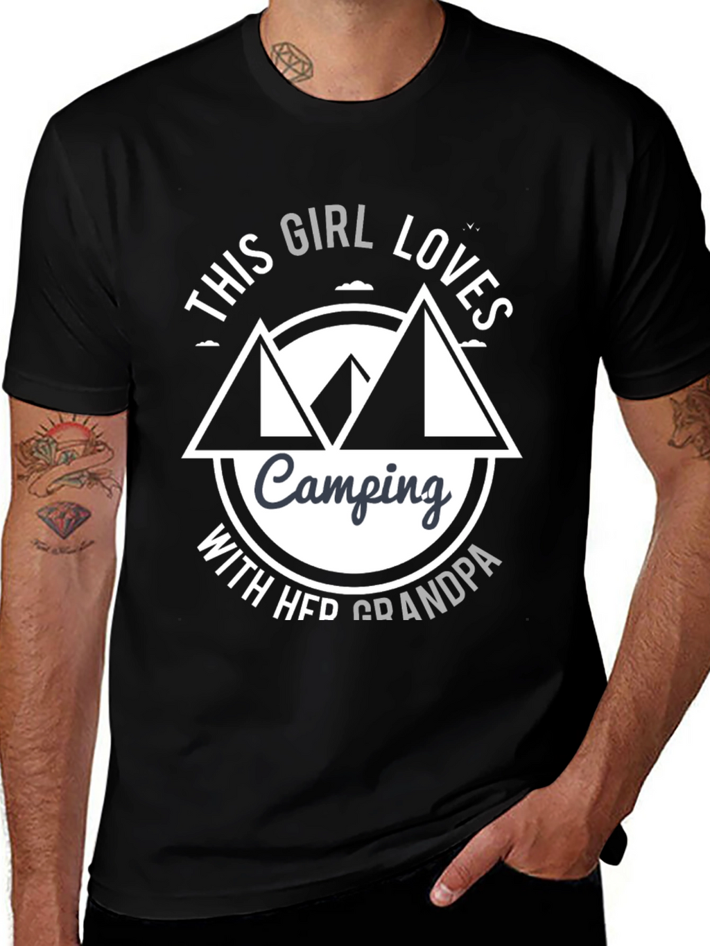 Camping with Grandpa T-Shirt