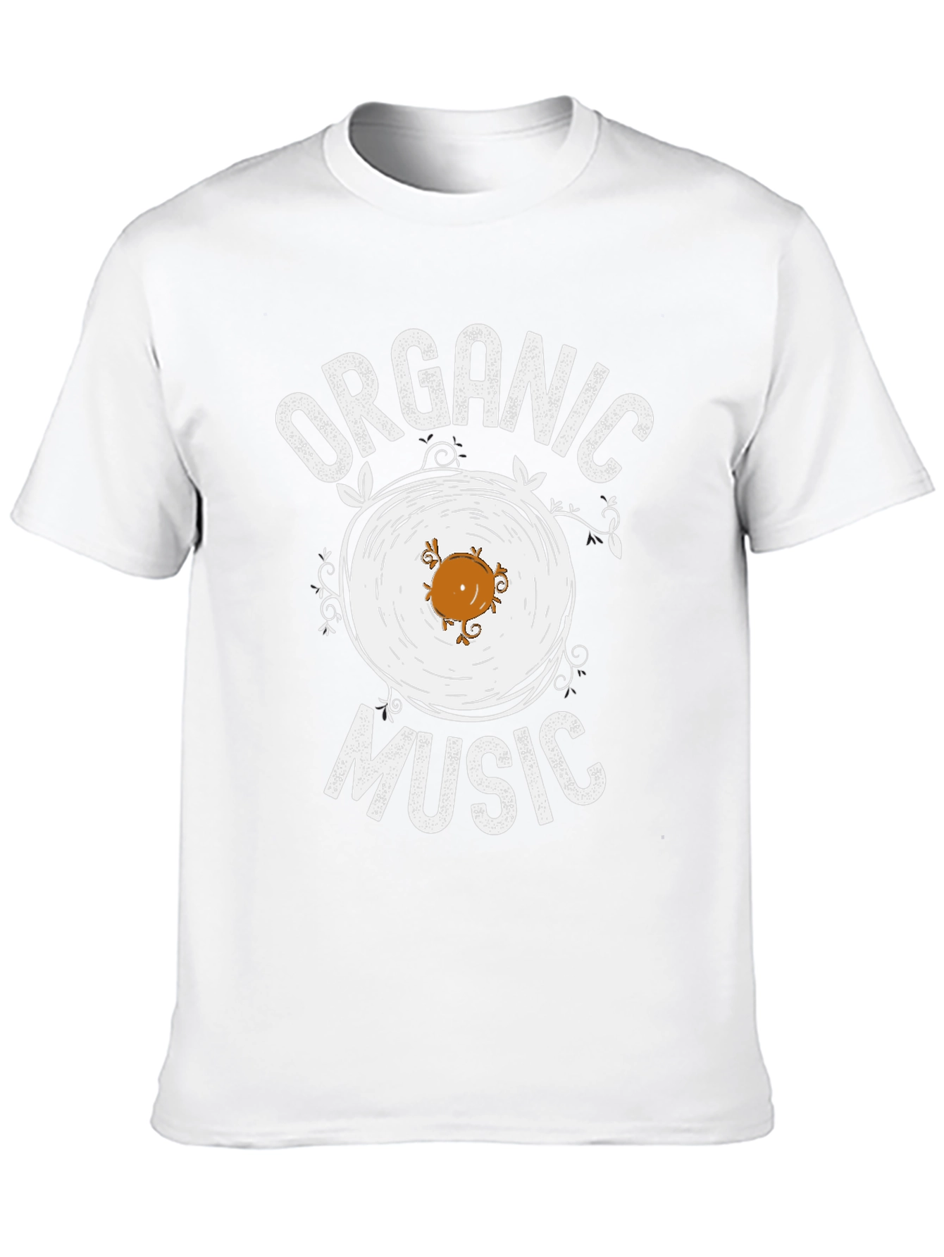 Organic Music Black Graphic T-Shirt
