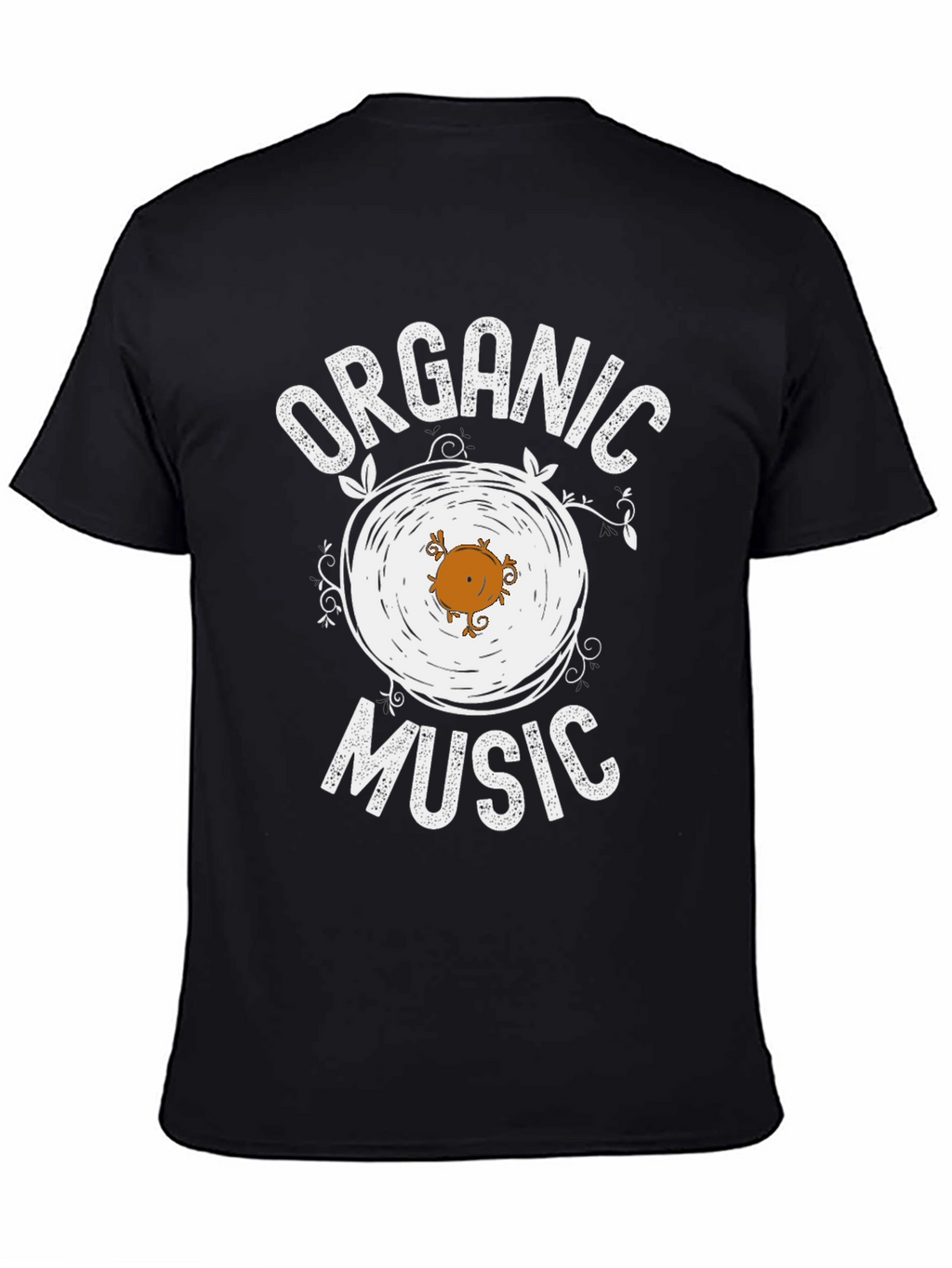 Organic Music Black Graphic T-Shirt