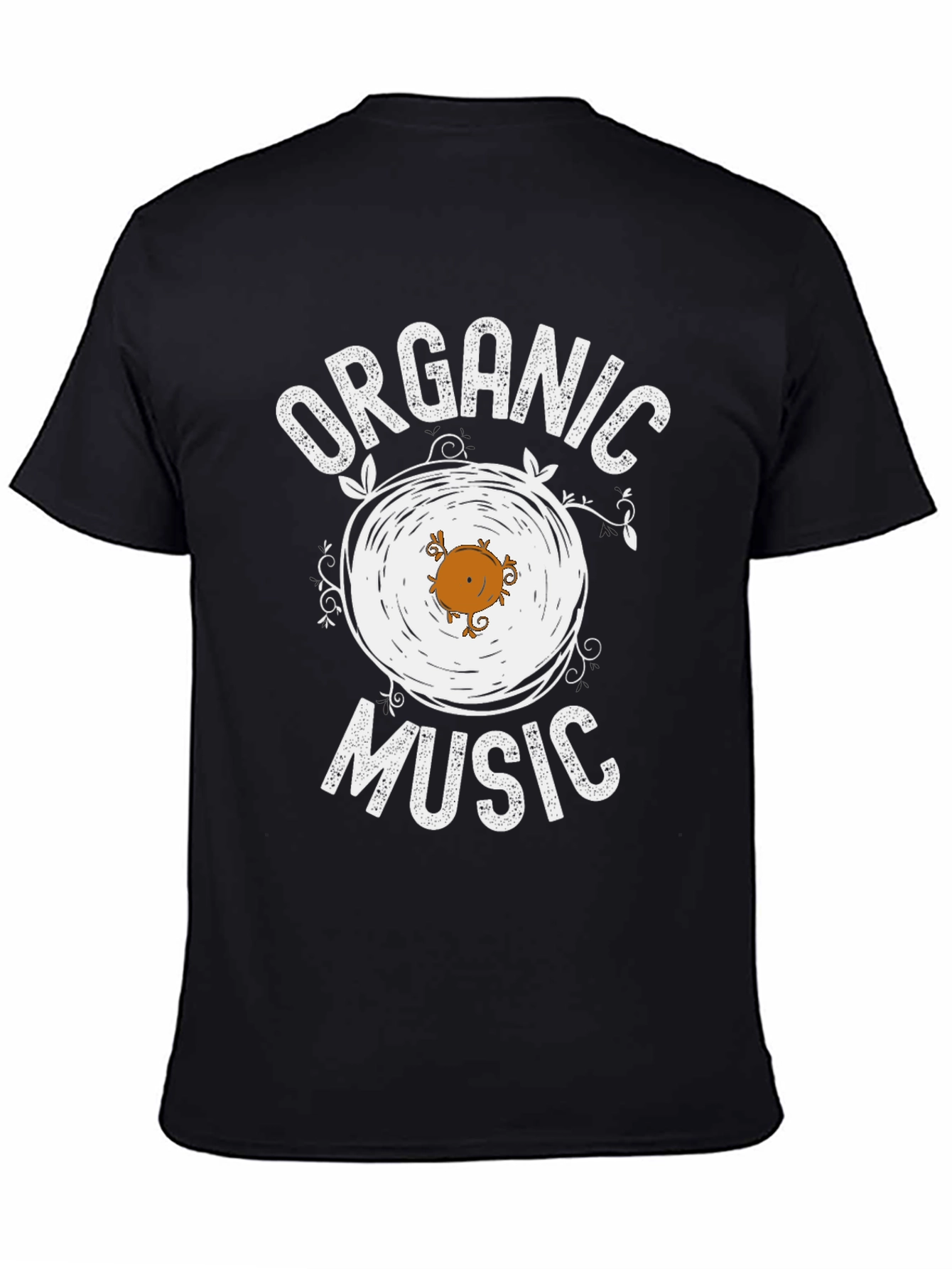 Organic Music Black Graphic T-Shirt