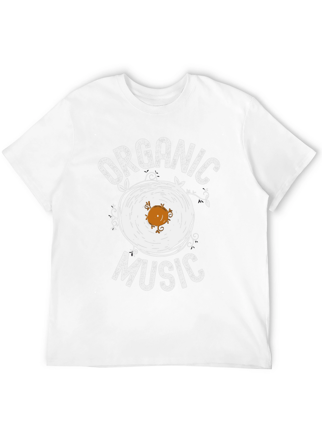Organic Music Black Graphic T-Shirt