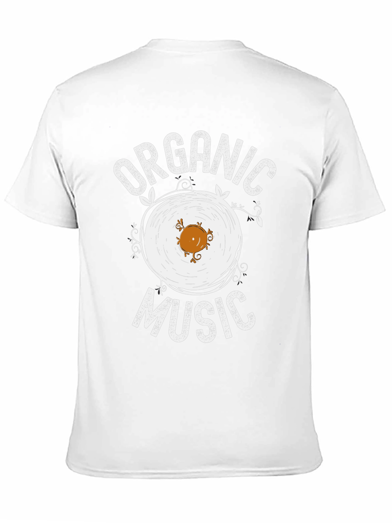 Organic Music Black Graphic T-Shirt