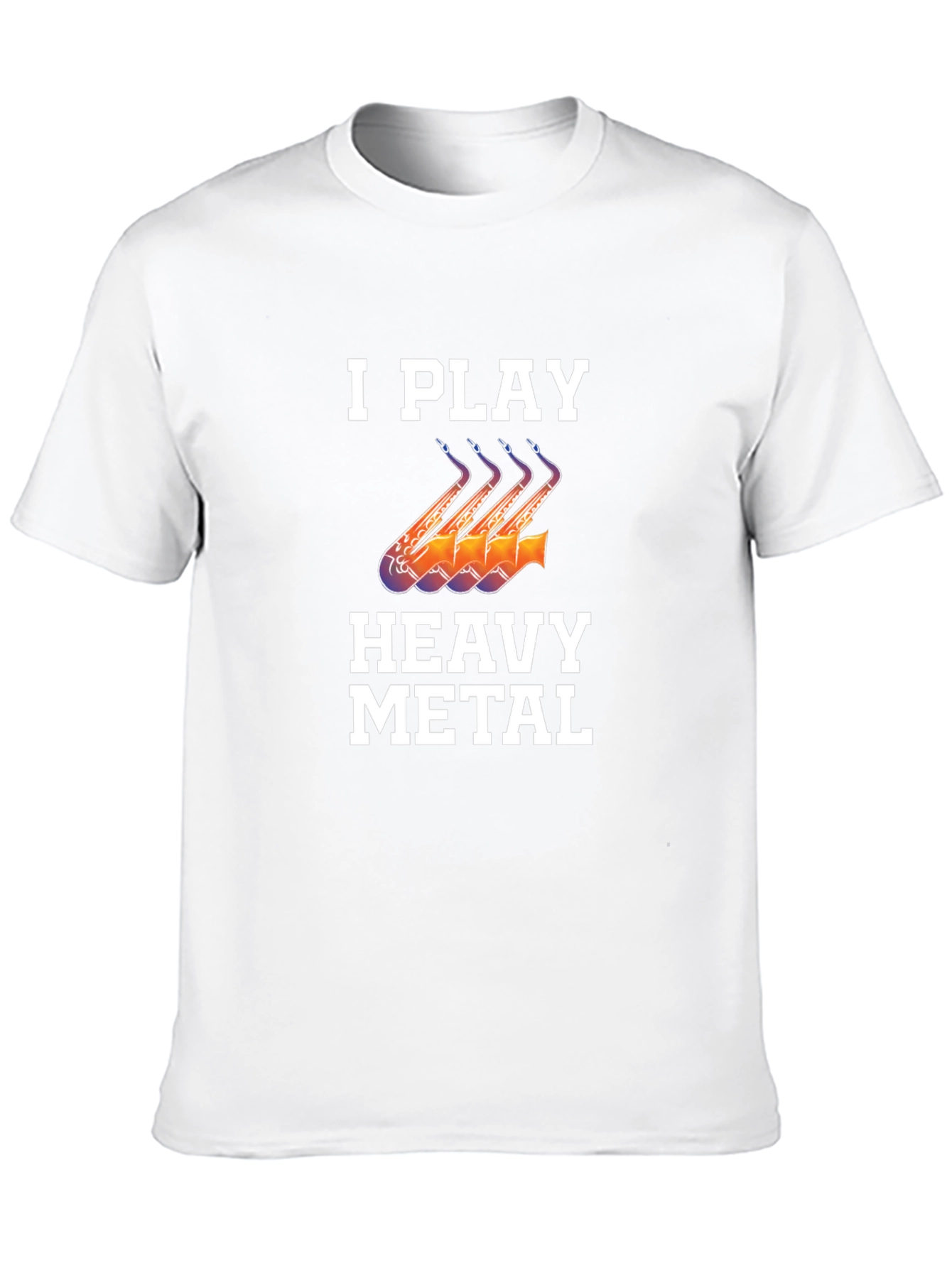 I Play Heavy Metal Saxophone T-Shirt