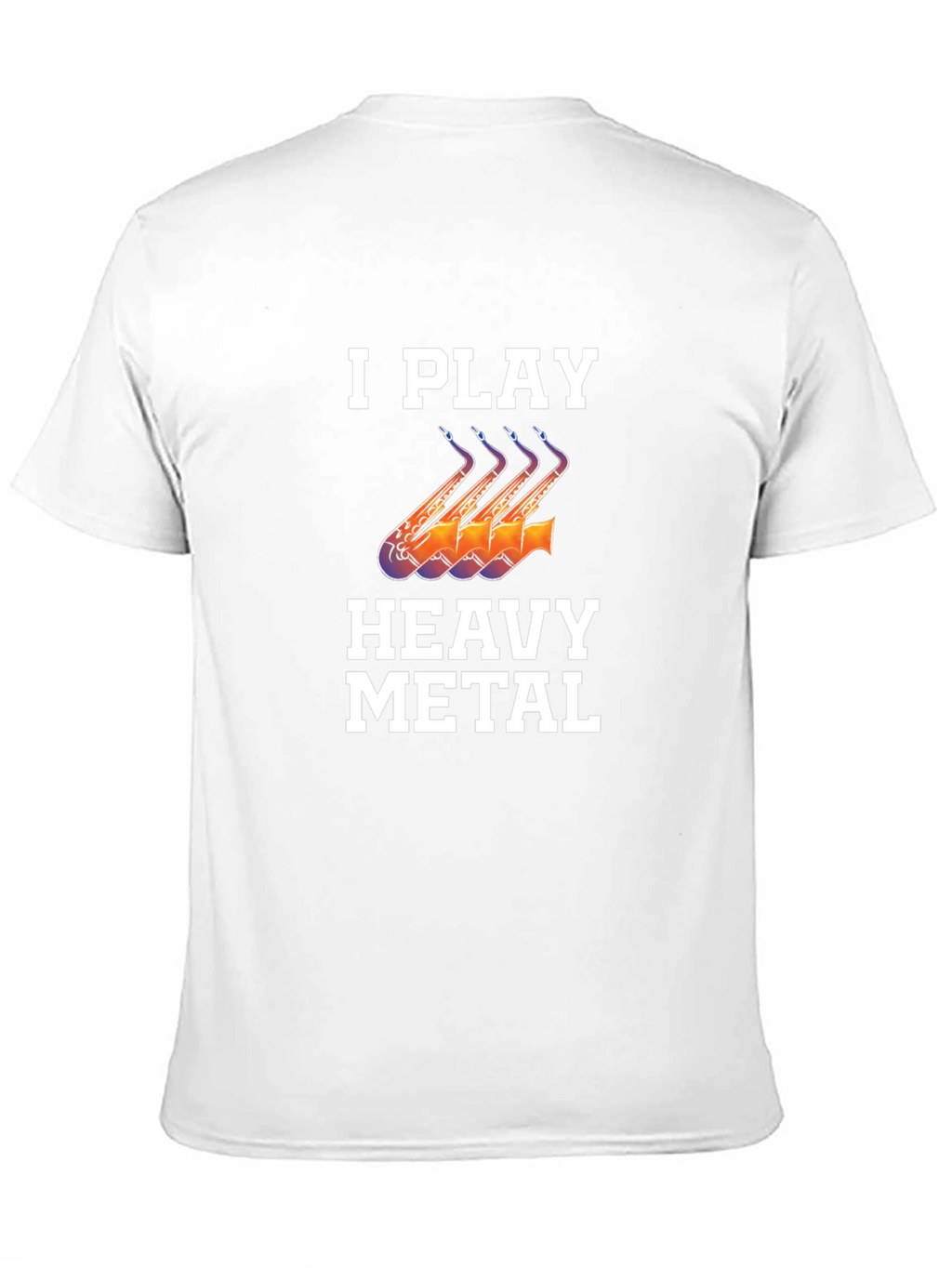 I Play Heavy Metal Saxophone T-Shirt
