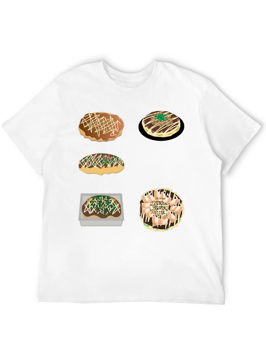 Okonomiyaki Food Tee - Japanese Street Food Shirt