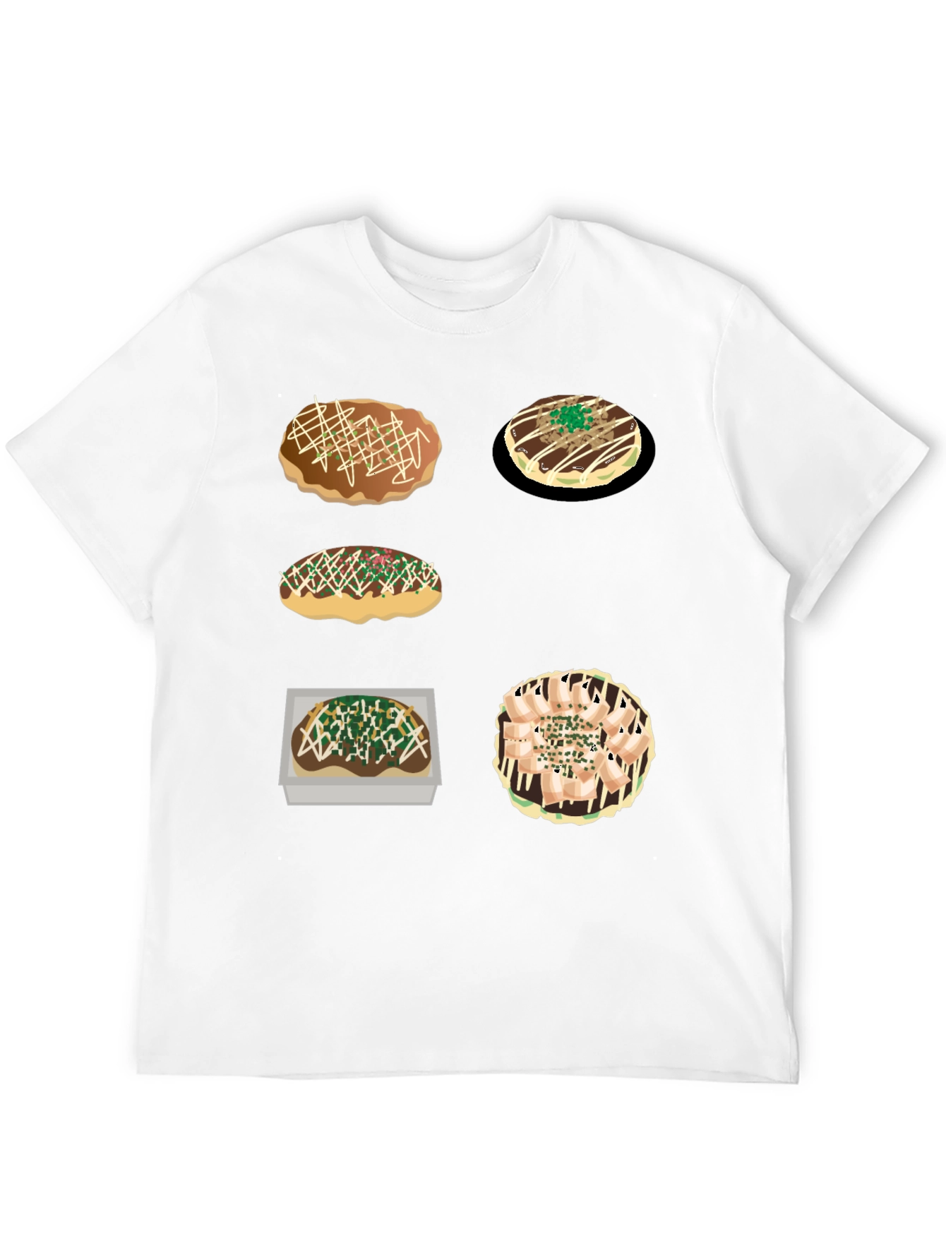 Okonomiyaki Food Tee - Japanese Street Food Shirt