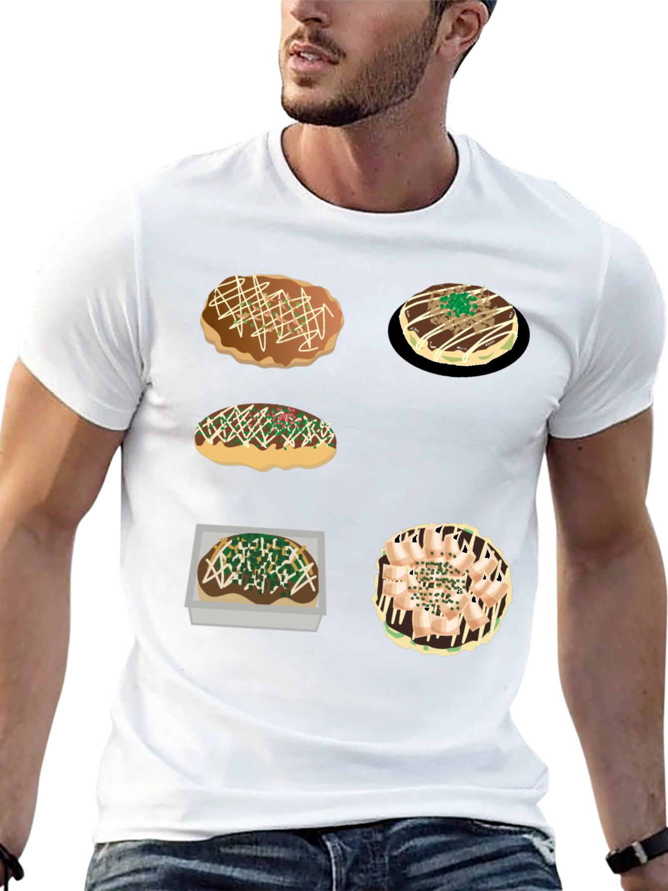 Okonomiyaki Food Tee - Japanese Street Food Shirt