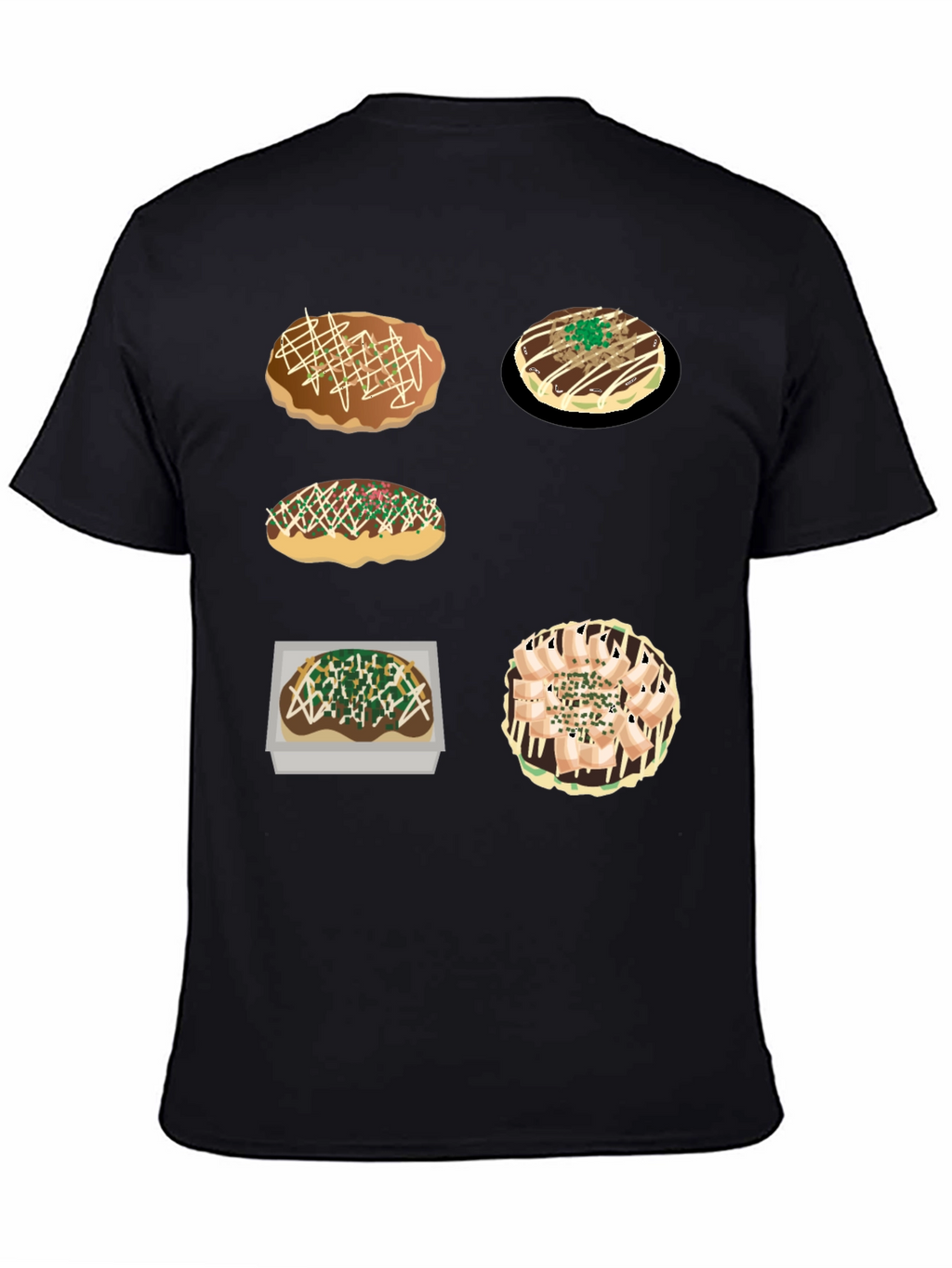 Okonomiyaki Food Tee - Japanese Street Food Shirt