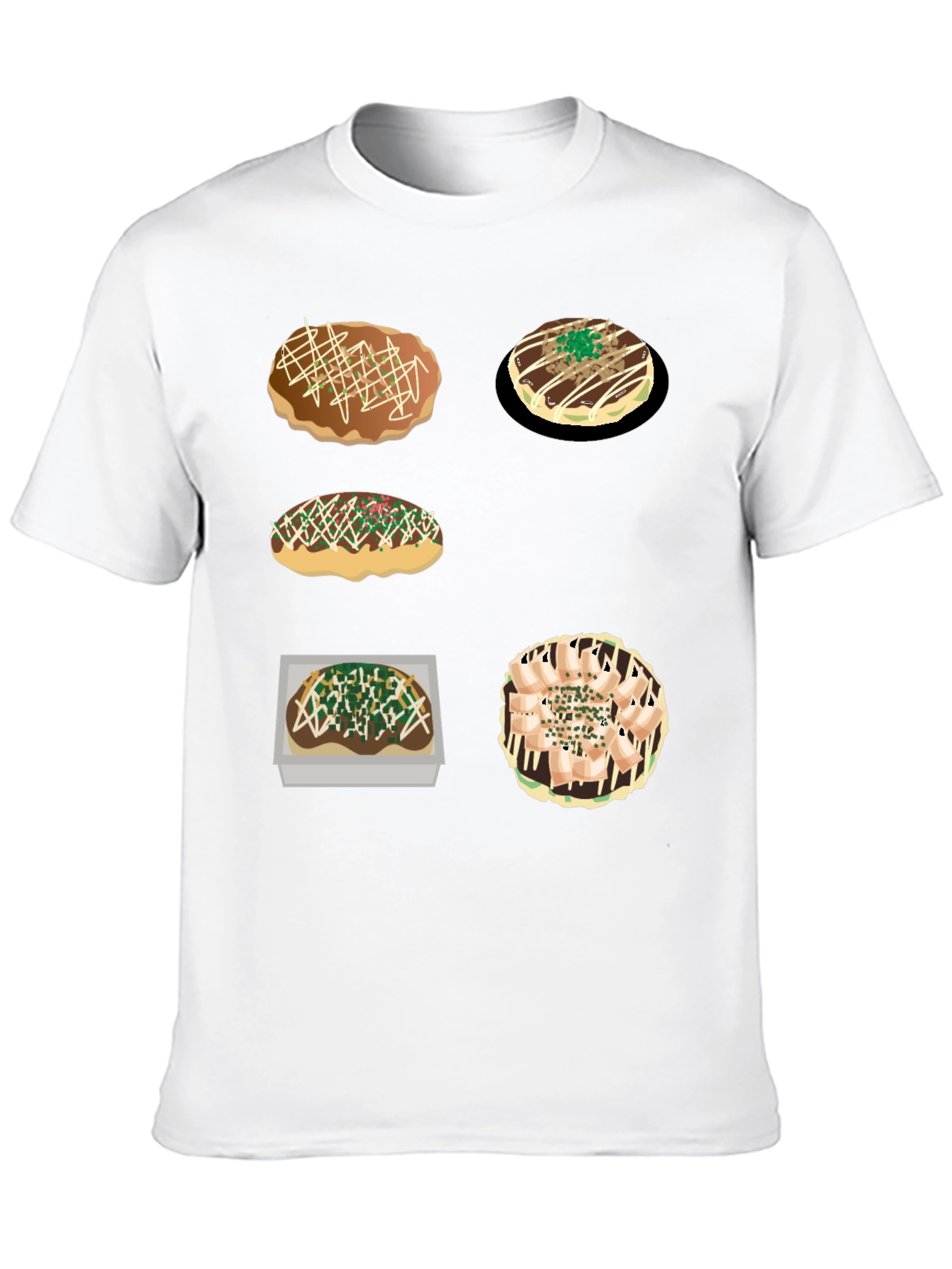 Okonomiyaki Food Tee - Japanese Street Food Shirt