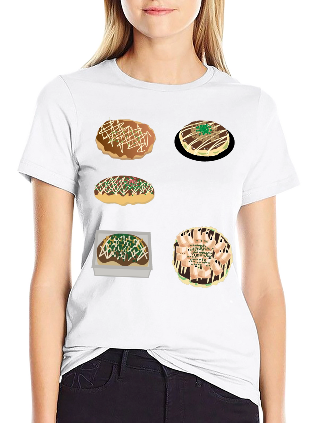 Okonomiyaki Food Tee - Japanese Street Food Shirt