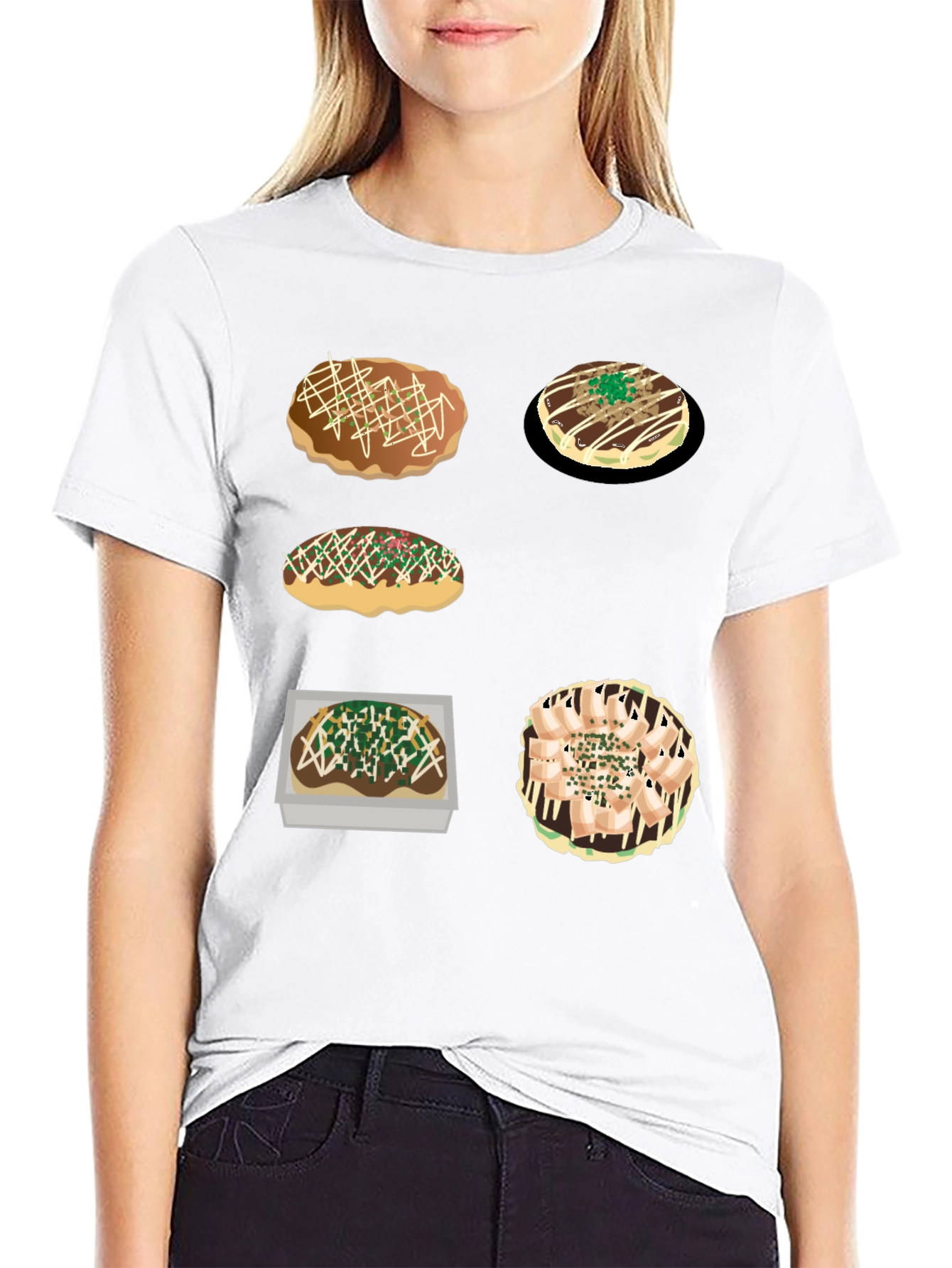 Okonomiyaki Food Tee - Japanese Street Food Shirt