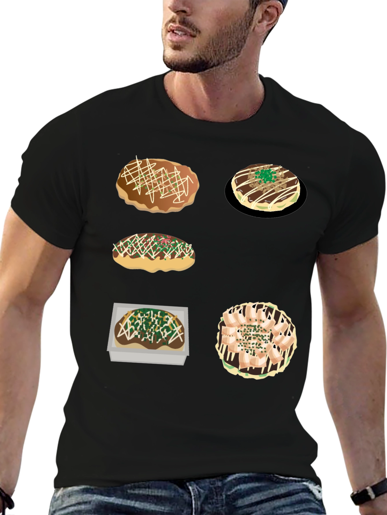 Okonomiyaki Food Tee - Japanese Street Food Shirt