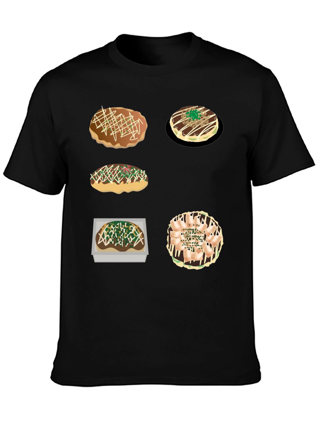 Okonomiyaki Food Tee - Japanese Street Food Shirt