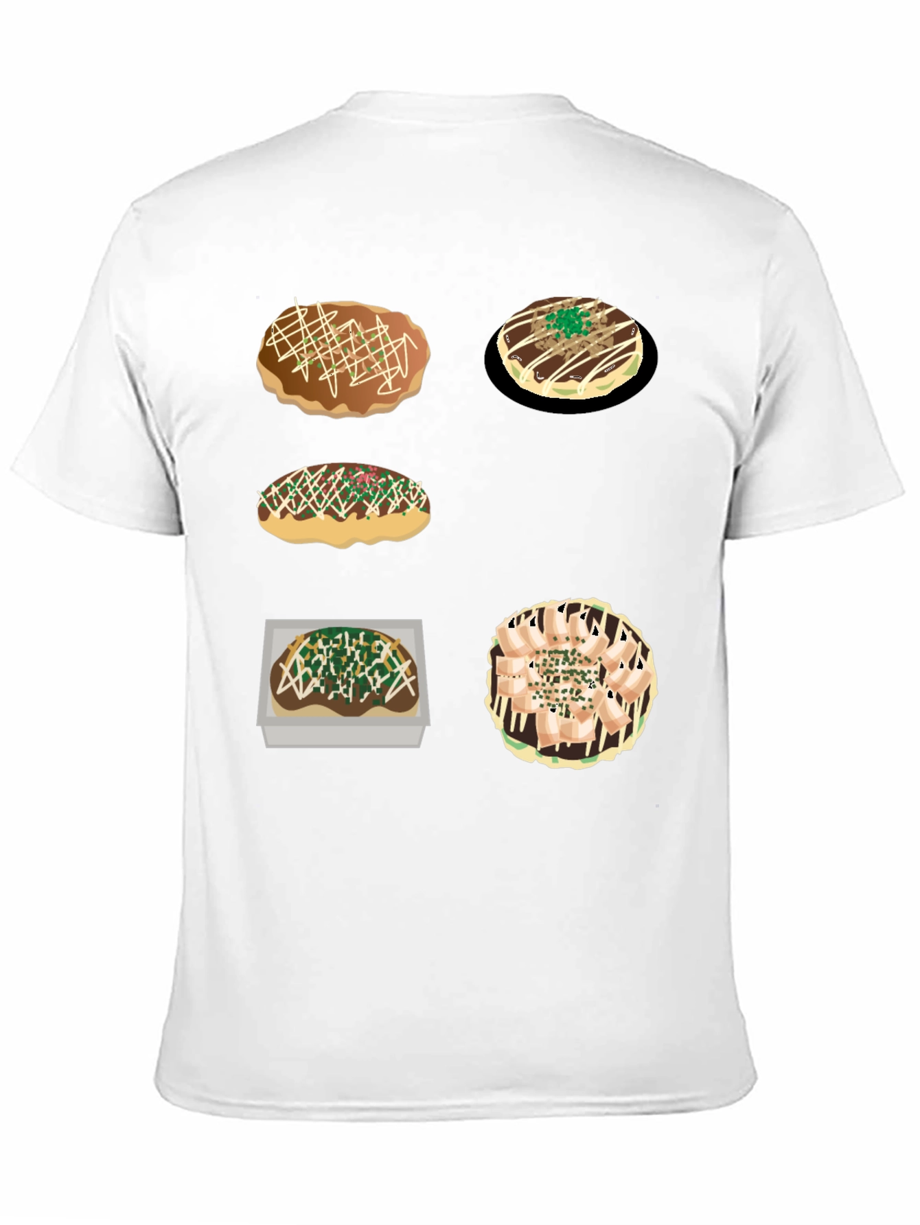 Okonomiyaki Food Tee - Japanese Street Food Shirt