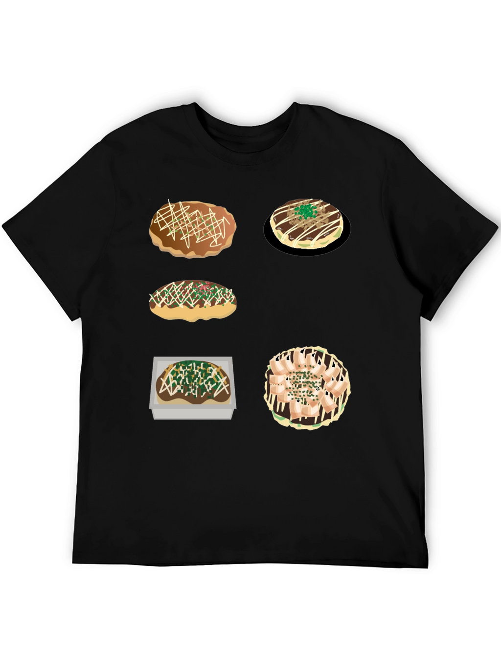 Okonomiyaki Food Tee - Japanese Street Food Shirt