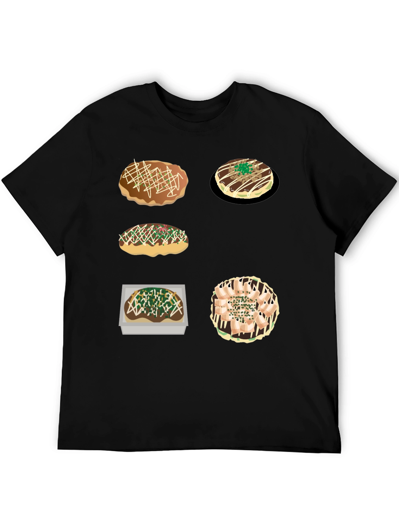 Okonomiyaki Food Tee - Japanese Street Food Shirt