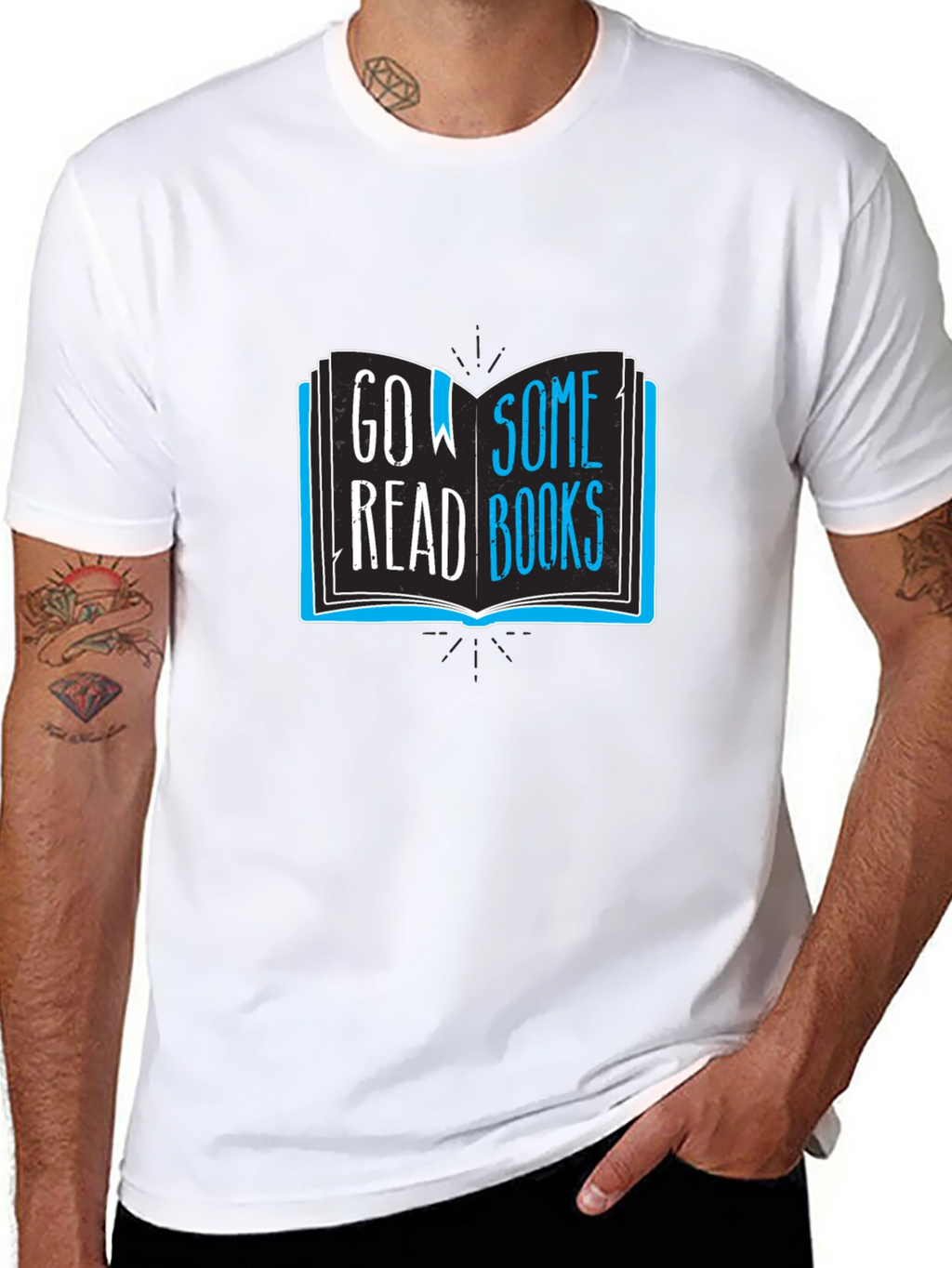 Go Read Some Books Graphic Tee