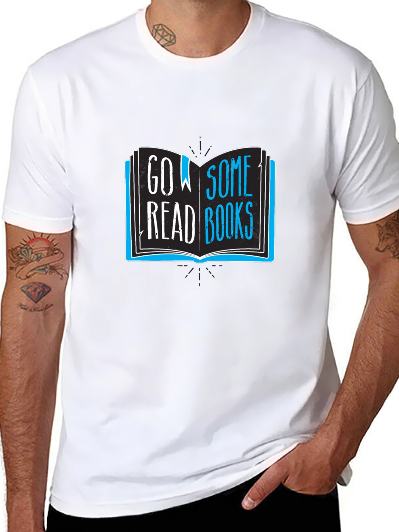Go Read Some Books Graphic Tee