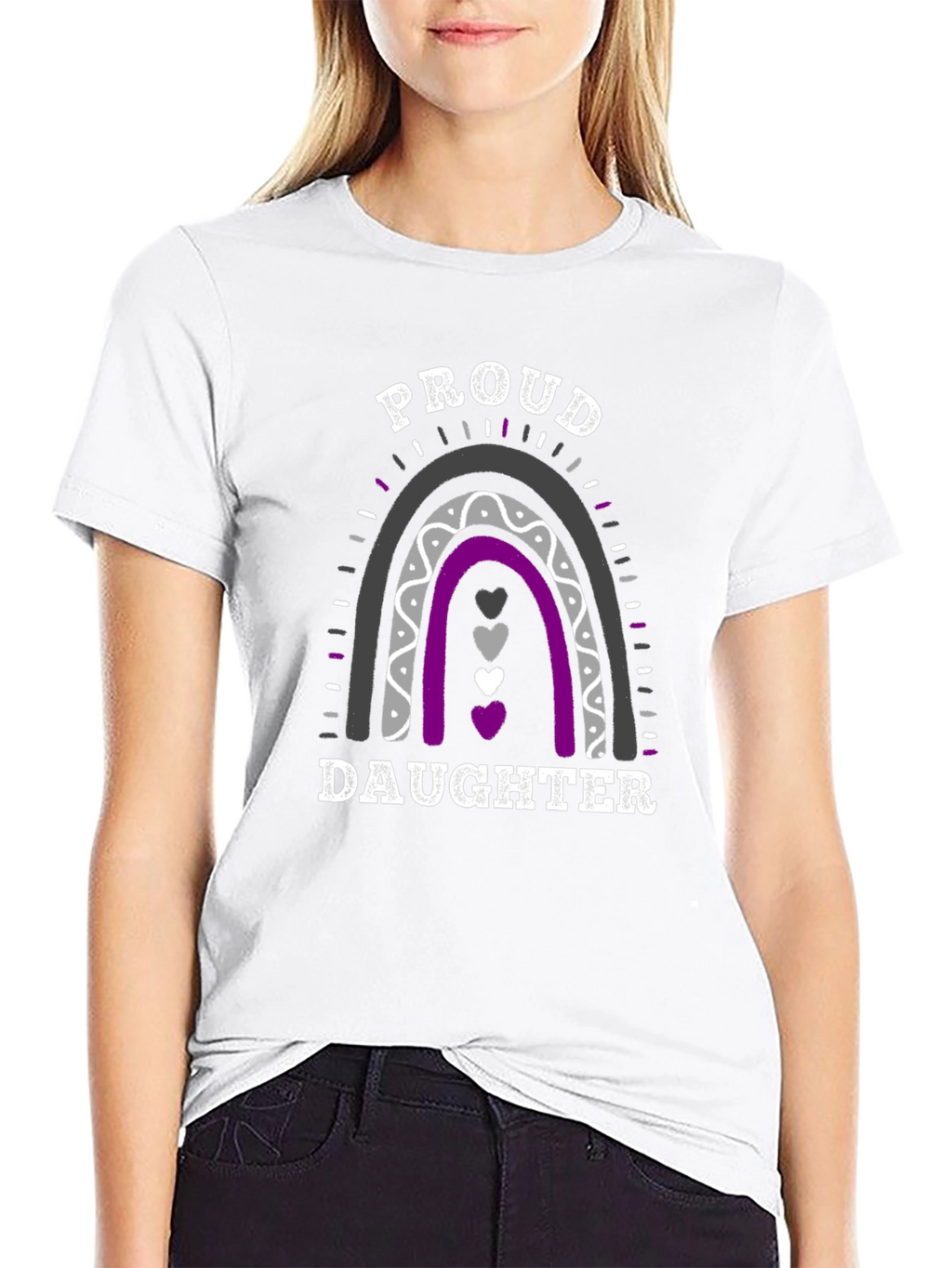Proud Daughter Rainbow LGBTQ+ T-Shirt