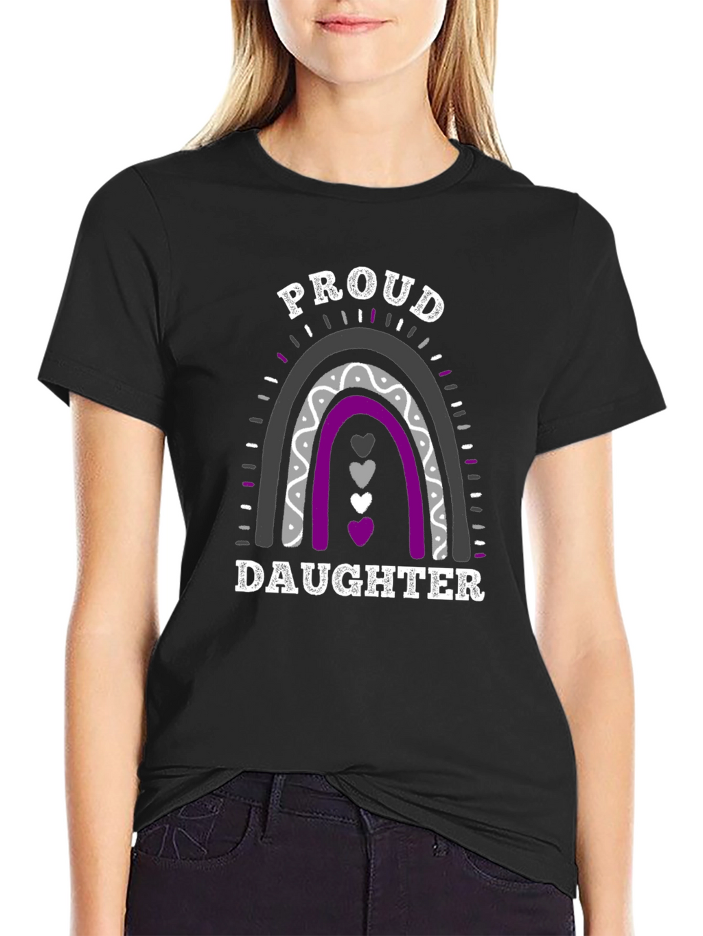 Proud Daughter Rainbow LGBTQ+ T-Shirt