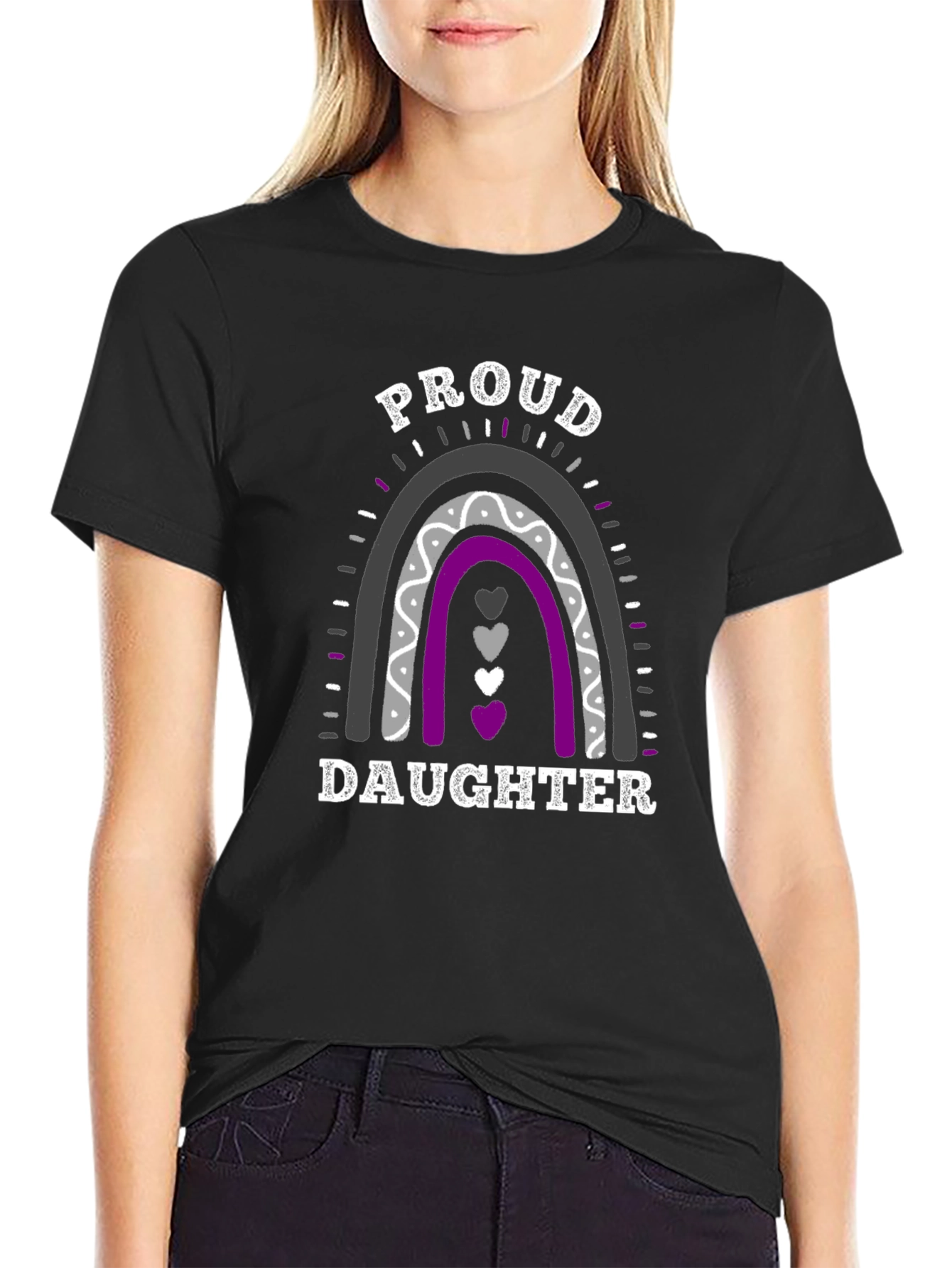 Proud Daughter Rainbow LGBTQ+ T-Shirt