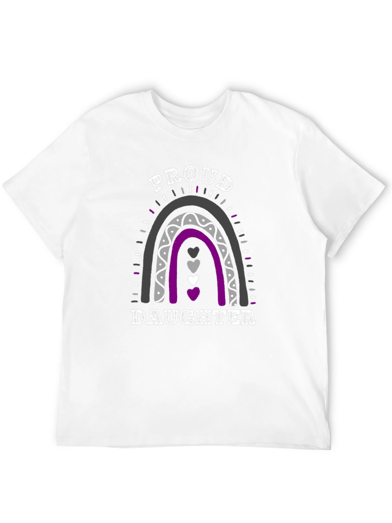 Proud Daughter Rainbow LGBTQ+ T-Shirt