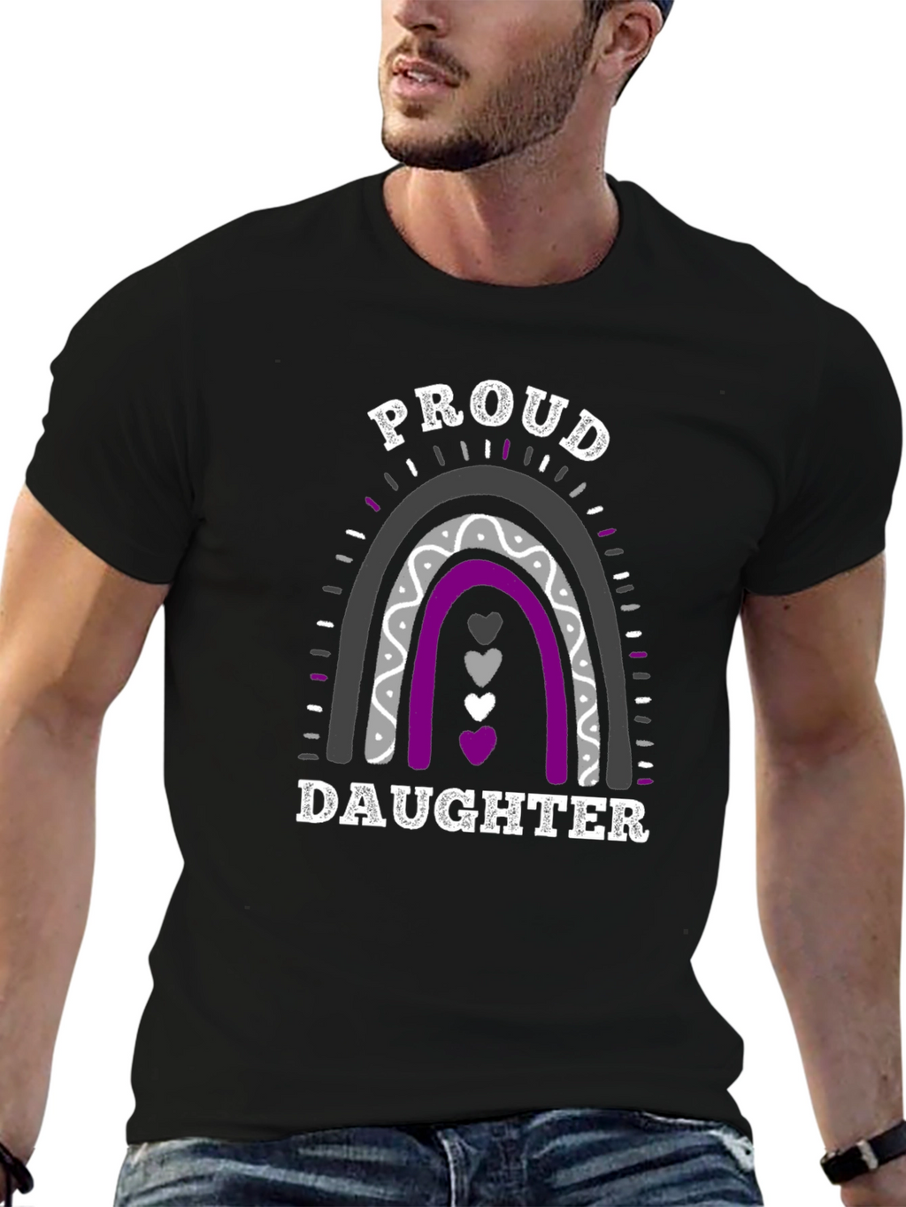 Proud Daughter Rainbow LGBTQ+ T-Shirt