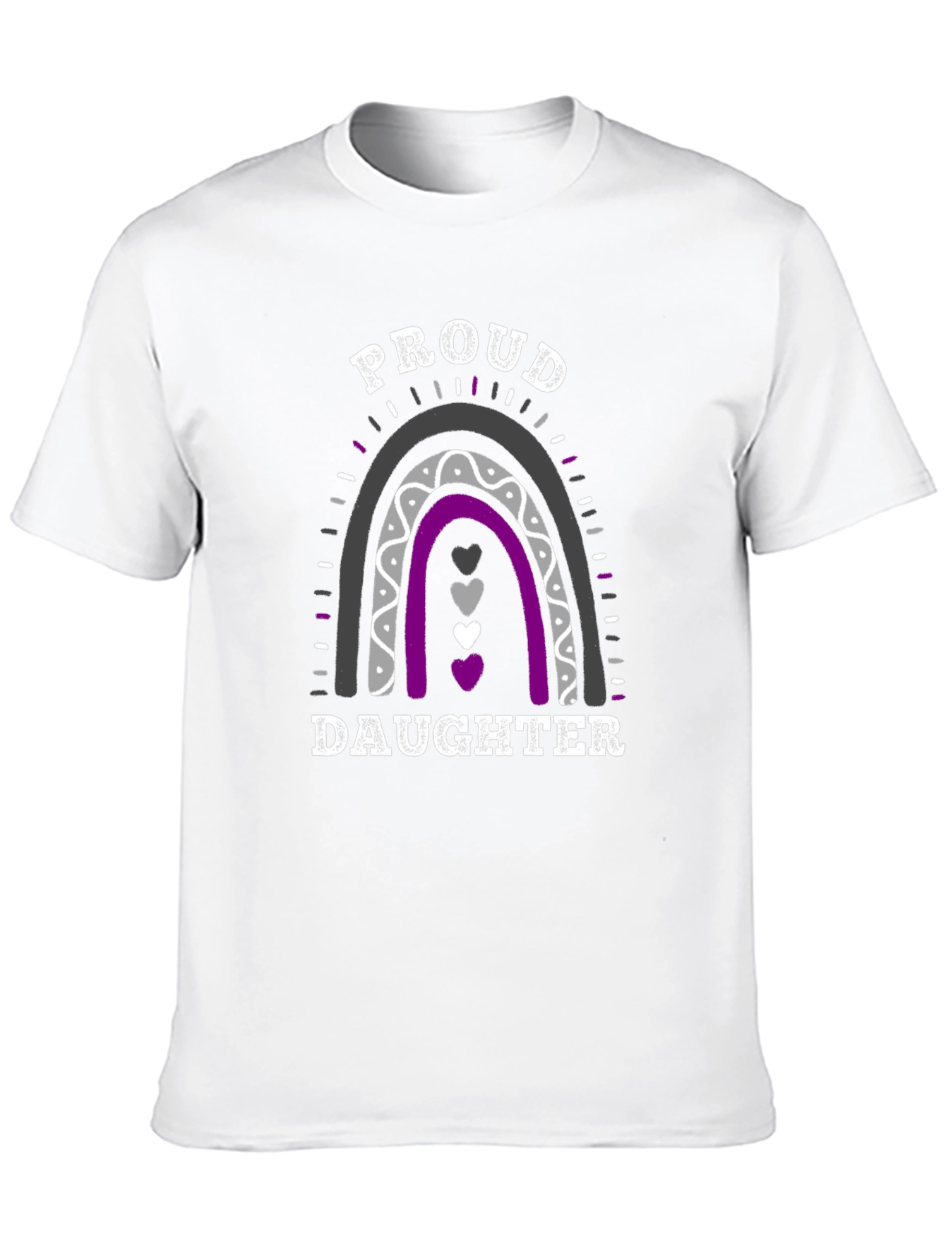 Proud Daughter Rainbow LGBTQ+ T-Shirt