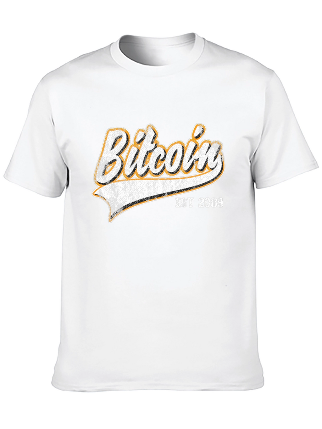 Bitcoin EST 2009 Black Graphic T-Shirt
