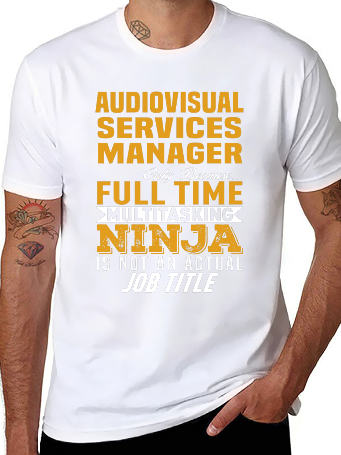 Audiovisual Services Manager Ninja T-Shirt