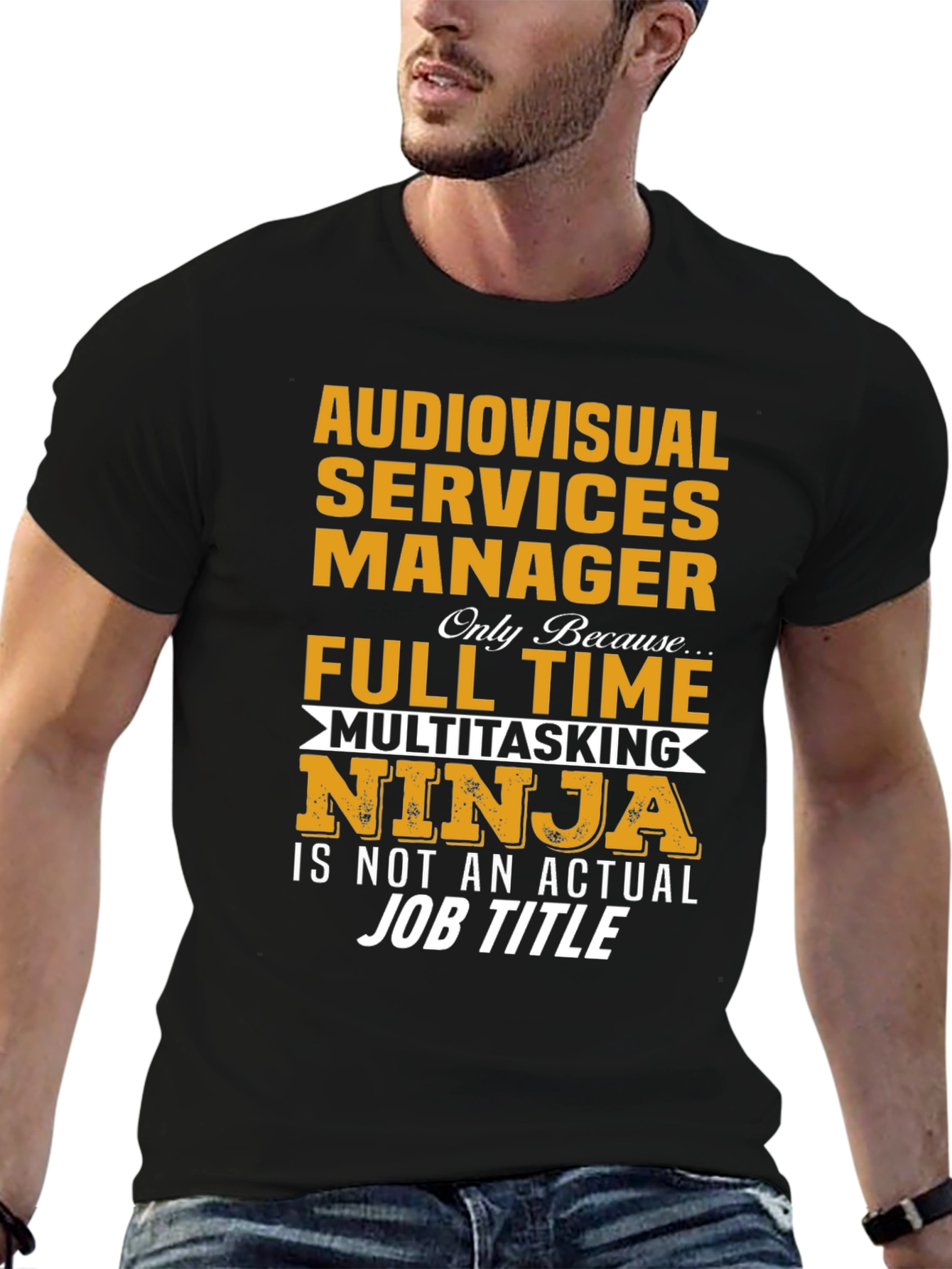 Audiovisual Services Manager Ninja T-Shirt