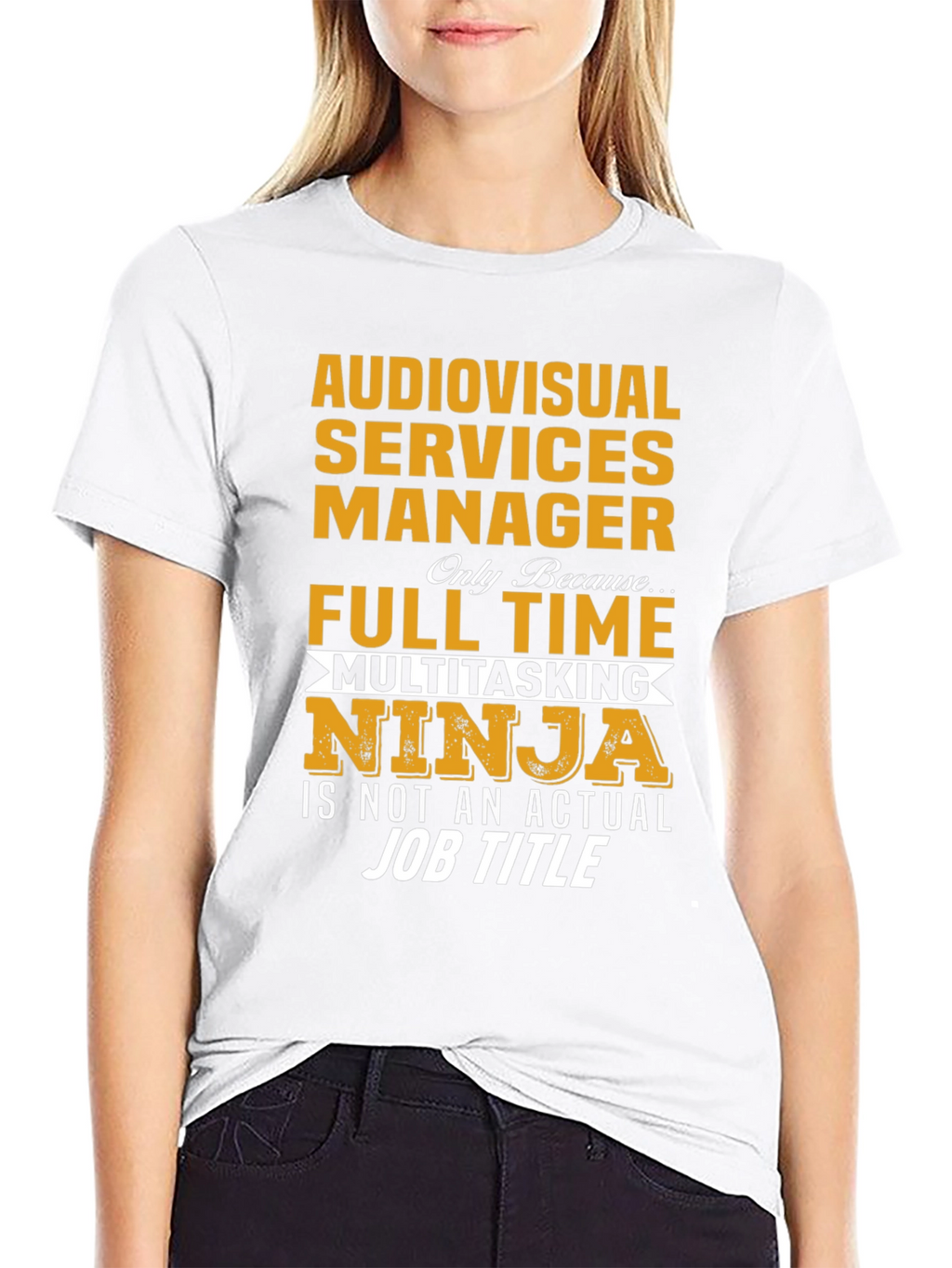 Audiovisual Services Manager Ninja T-Shirt