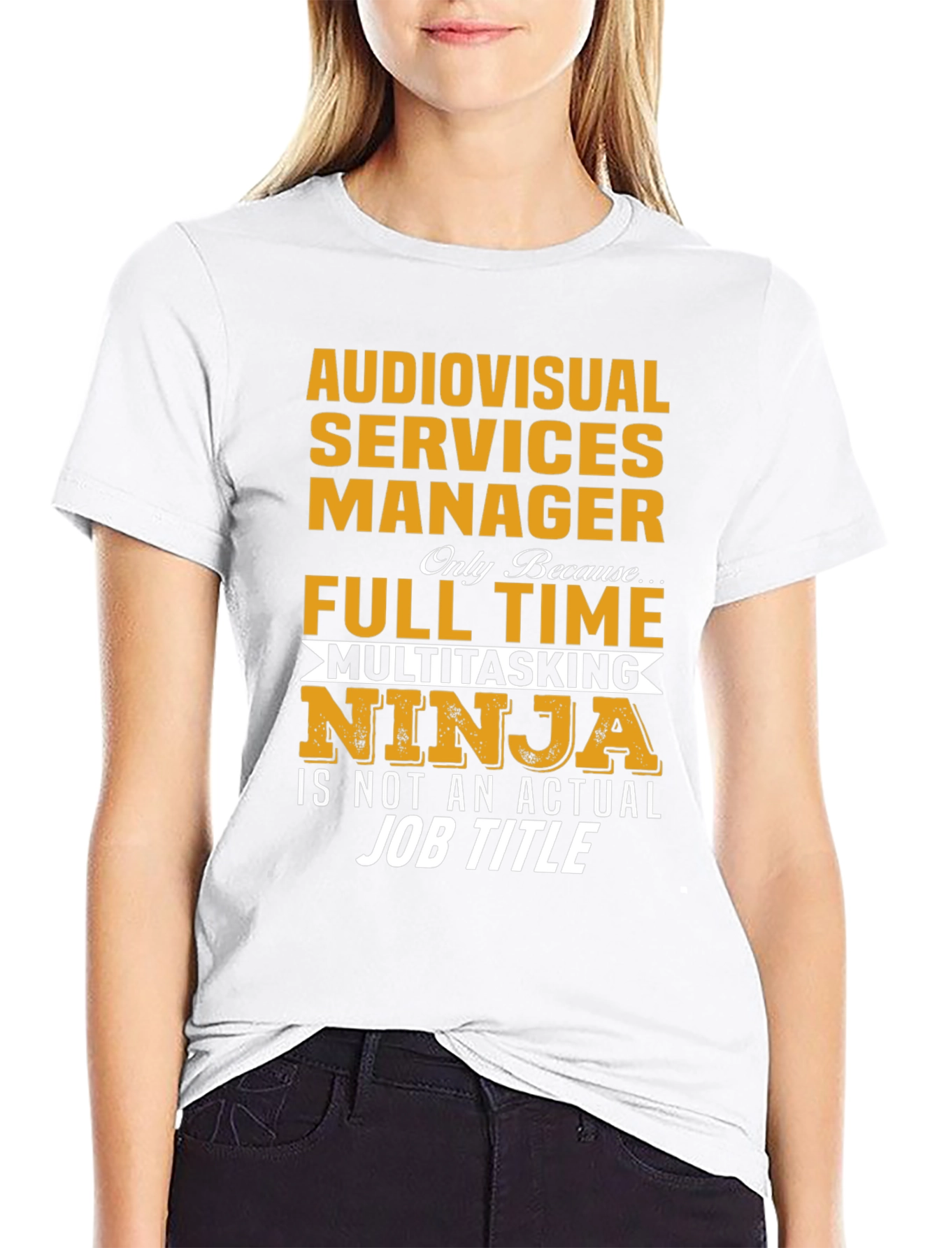 Audiovisual Services Manager Ninja T-Shirt