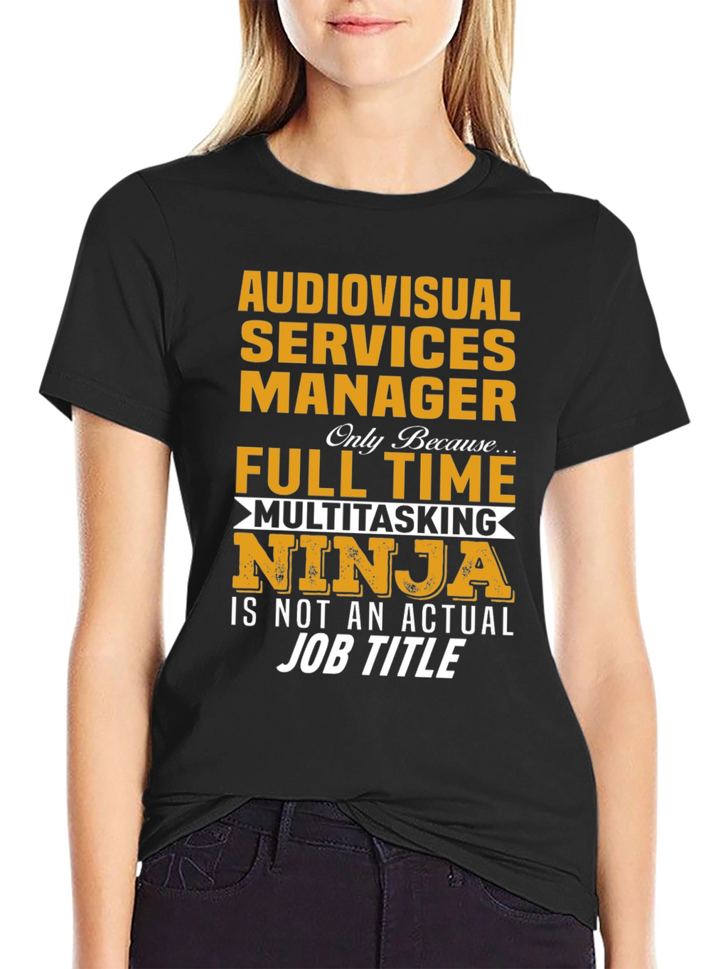 Audiovisual Services Manager Ninja T-Shirt