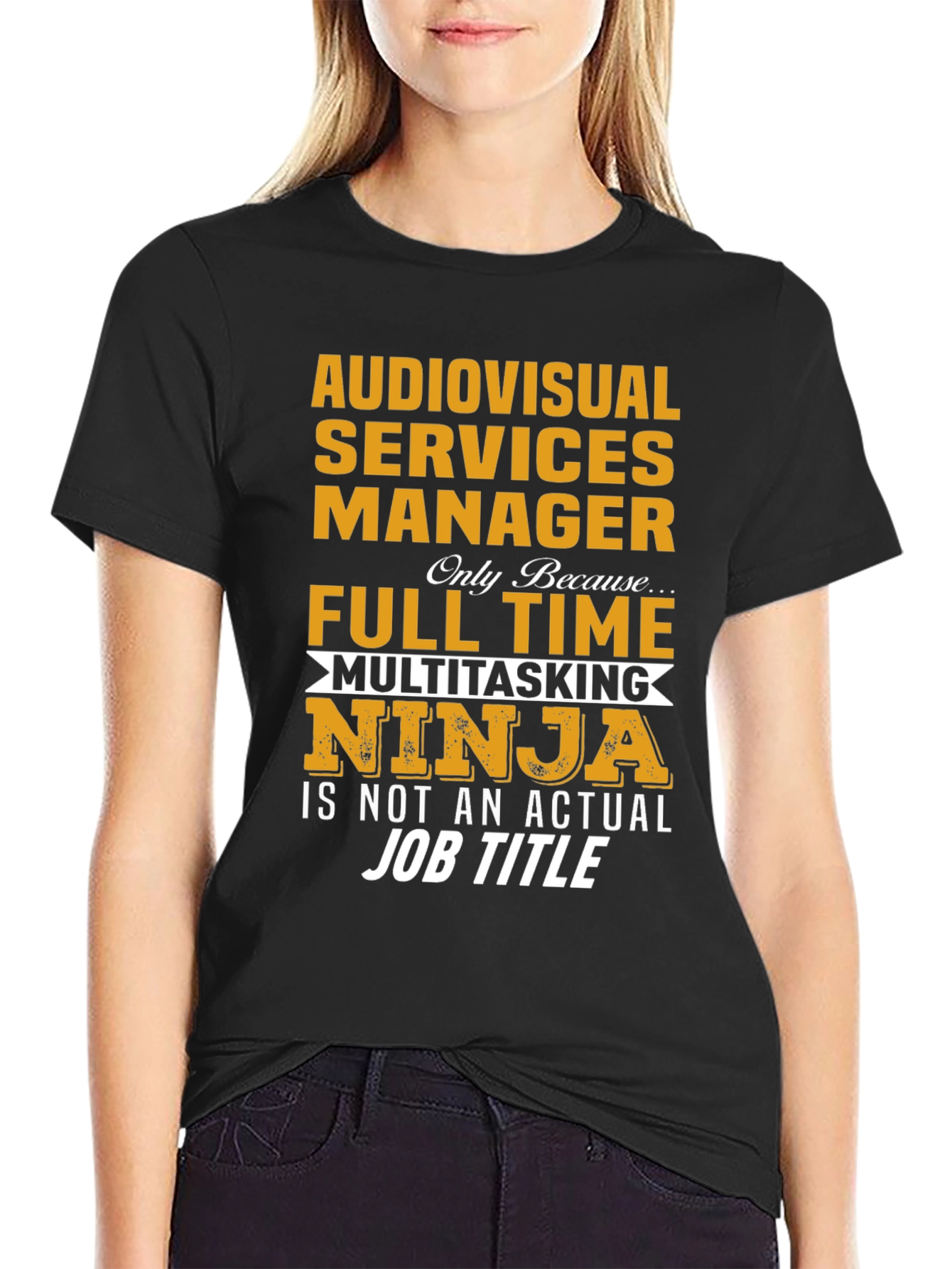 Audiovisual Services Manager Ninja T-Shirt