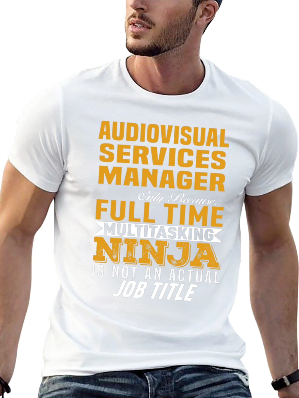Audiovisual Services Manager Ninja T-Shirt