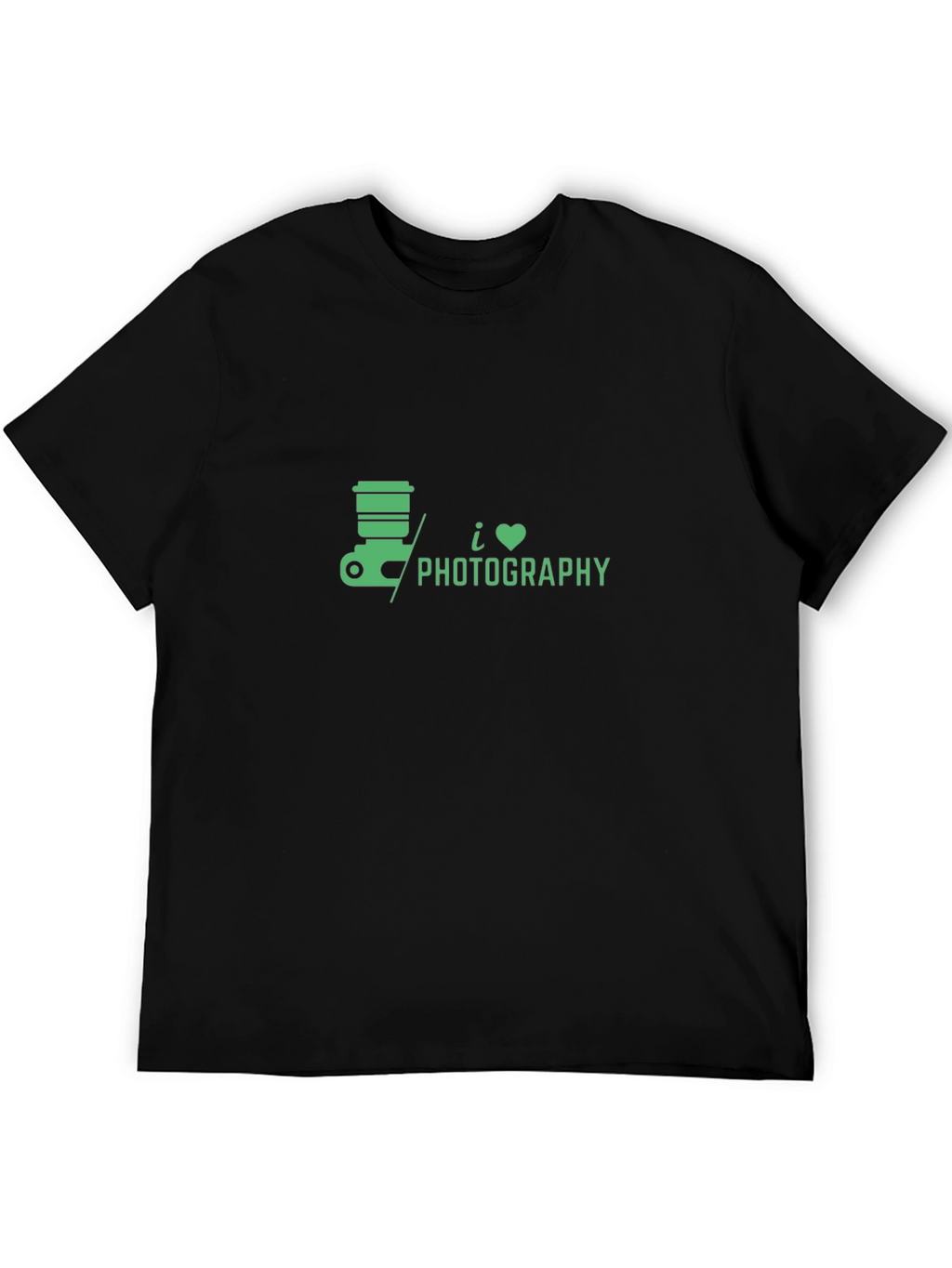 I Love Photography Black T-Shirt