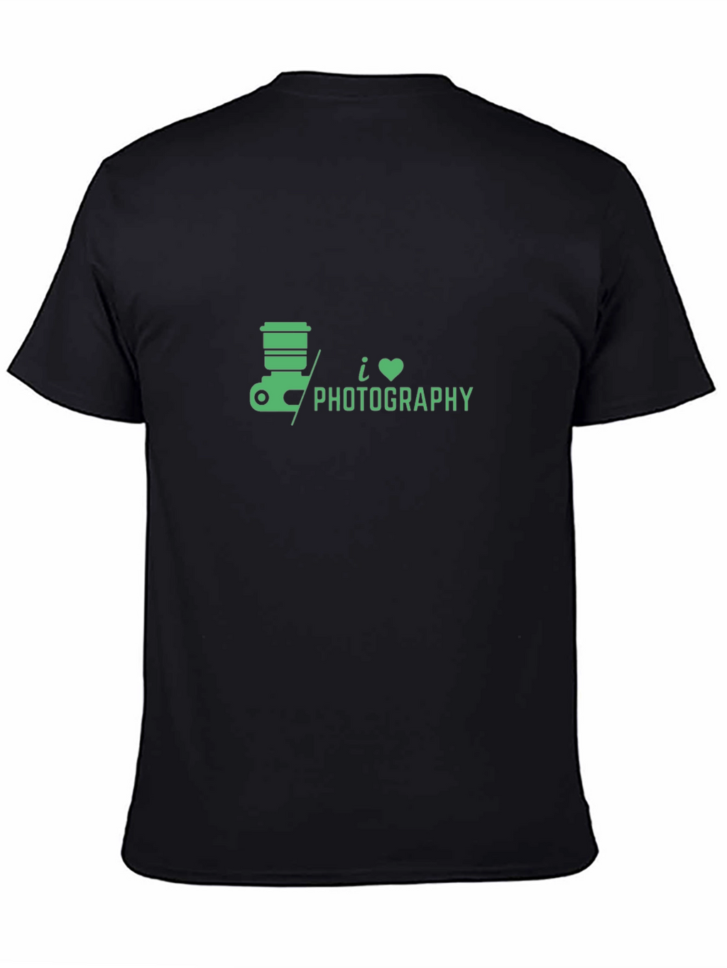 I Love Photography Black T-Shirt