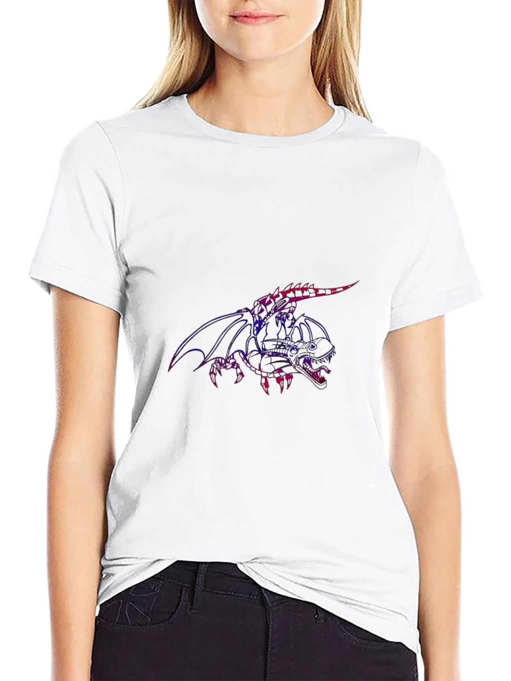 Dragon Graphic Tee - Mens Black Short Sleeve