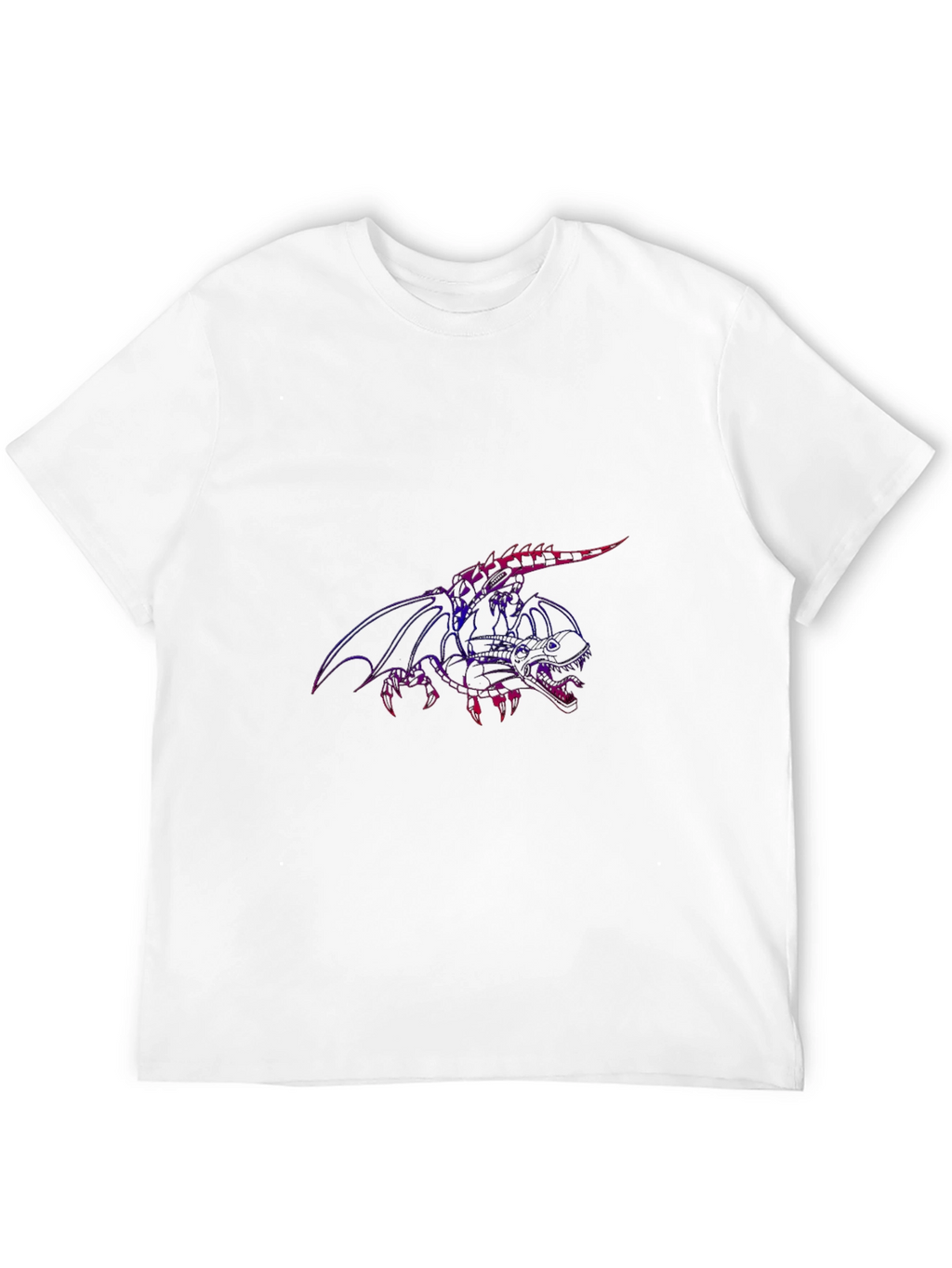 Dragon Graphic Tee - Mens Black Short Sleeve