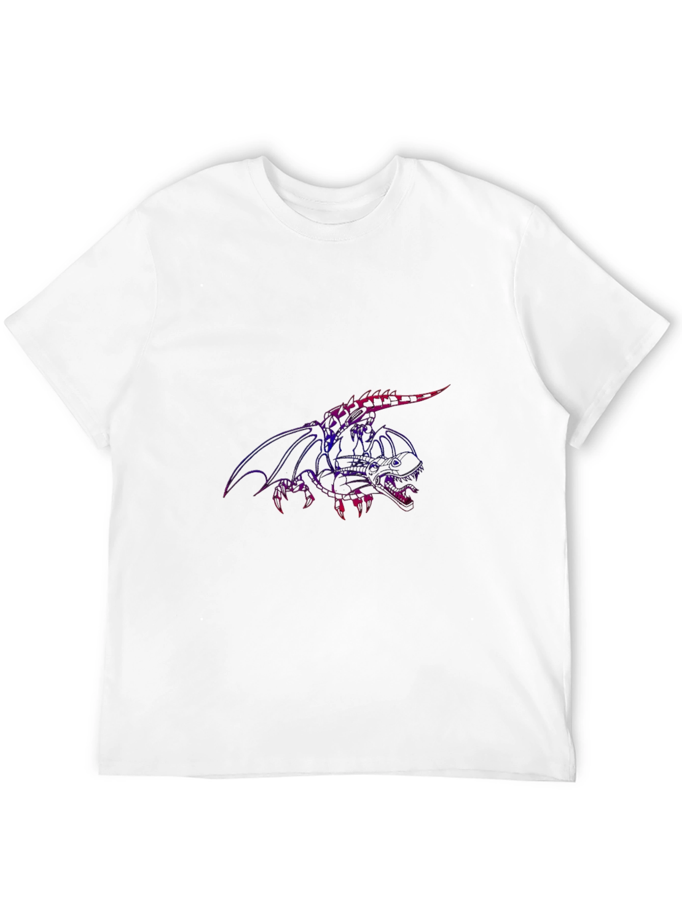 Dragon Graphic Tee - Mens Black Short Sleeve