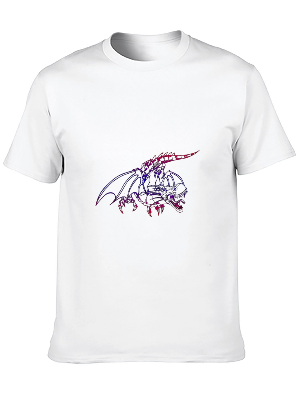 Dragon Graphic Tee - Mens Black Short Sleeve