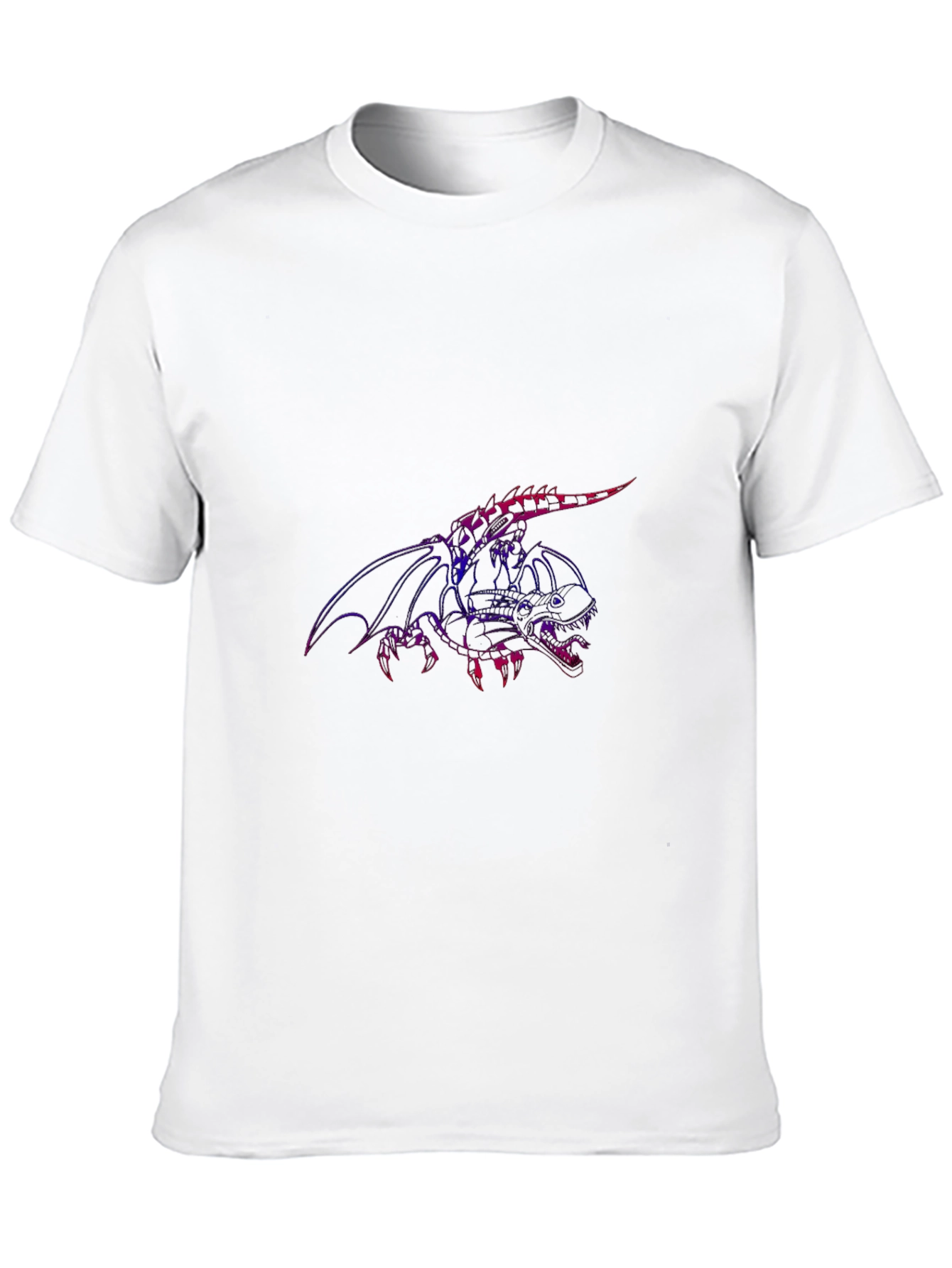 Dragon Graphic Tee - Mens Black Short Sleeve