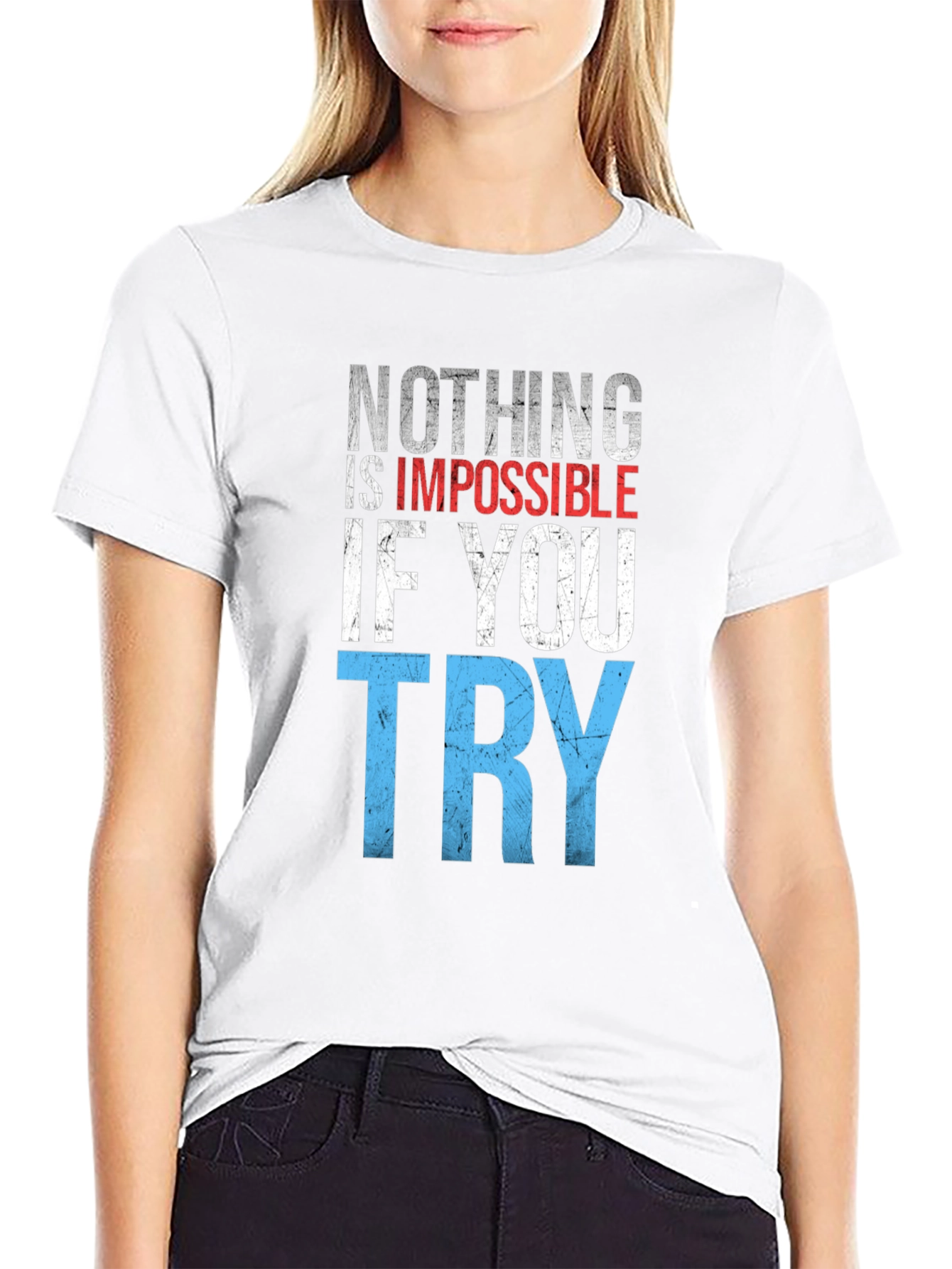 Inspirational Graphic T-Shirt: Nothing is Impossible
