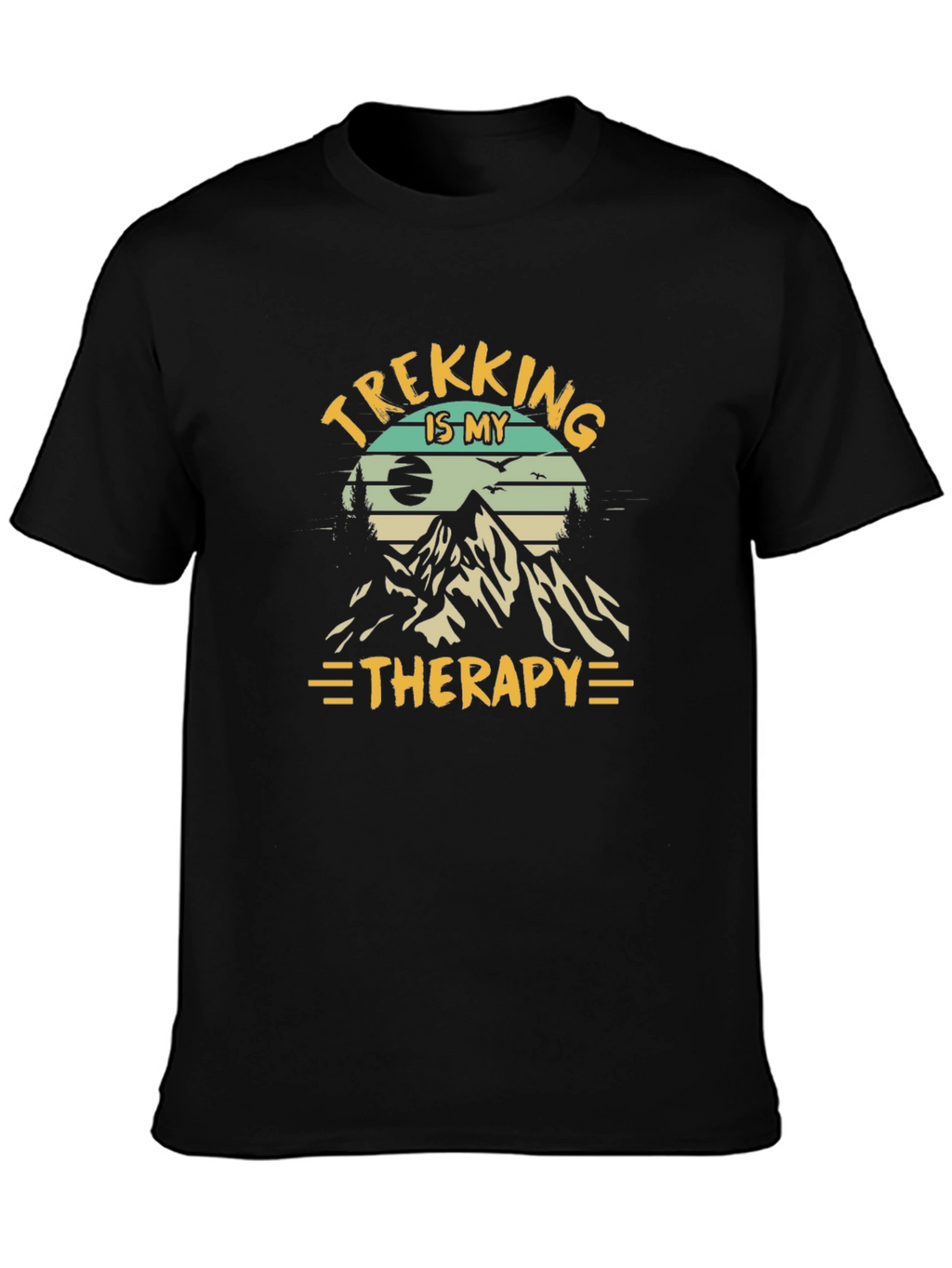 Trekking Therapy Graphic Tee - Adventure Awaits!